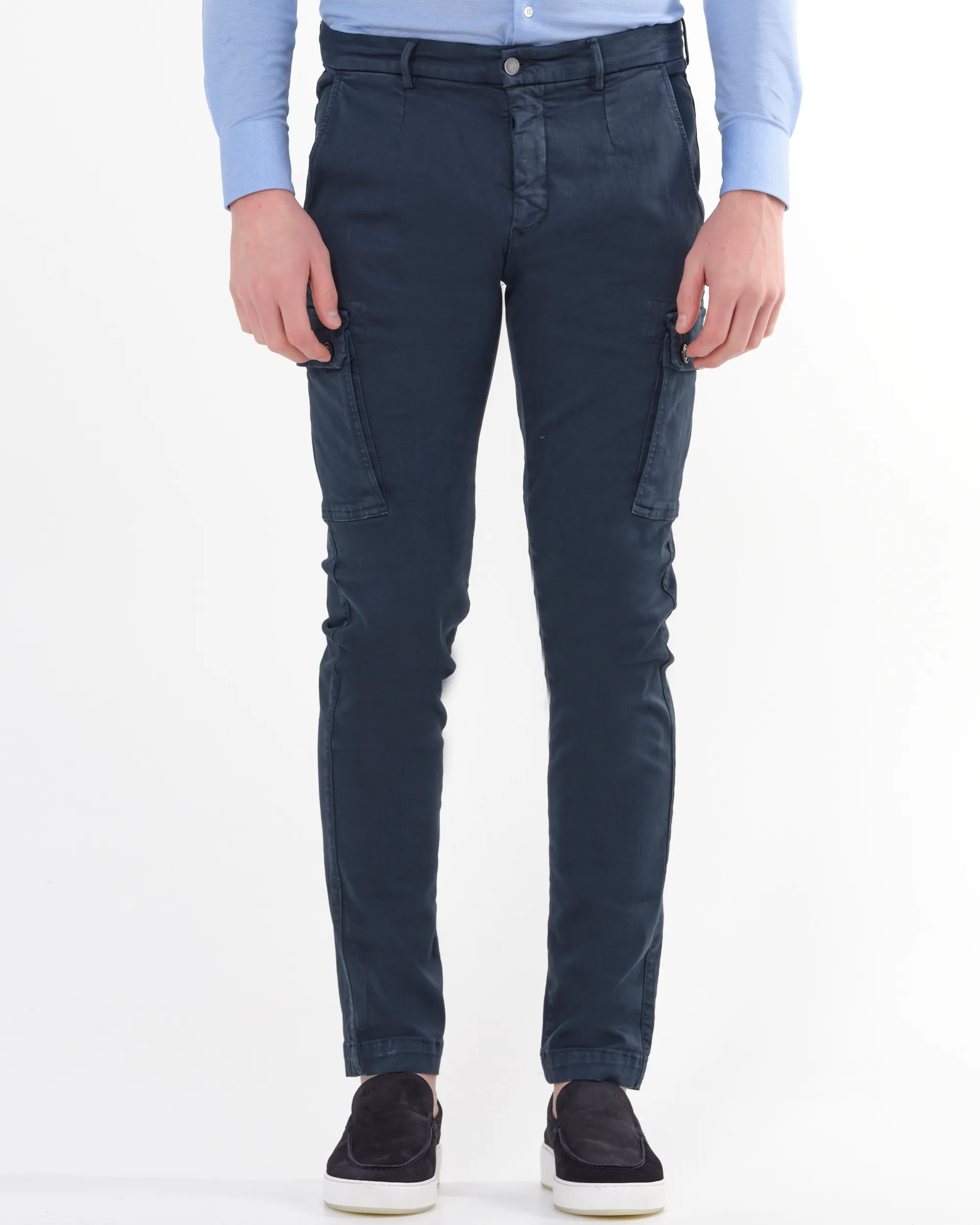 Replay Chino Blauw 078280-001-30/32