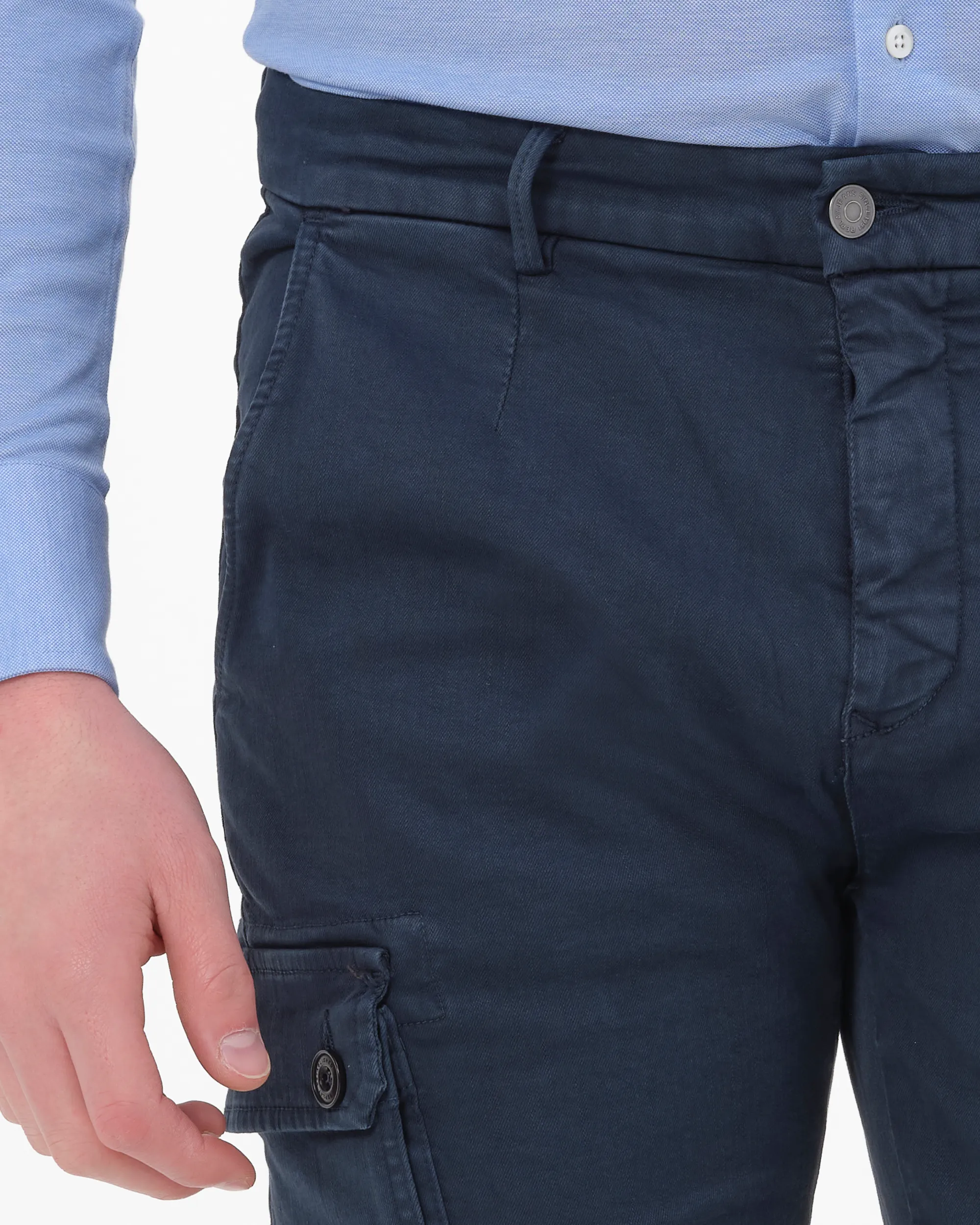 Replay Chino Blauw 078280-001-30/32