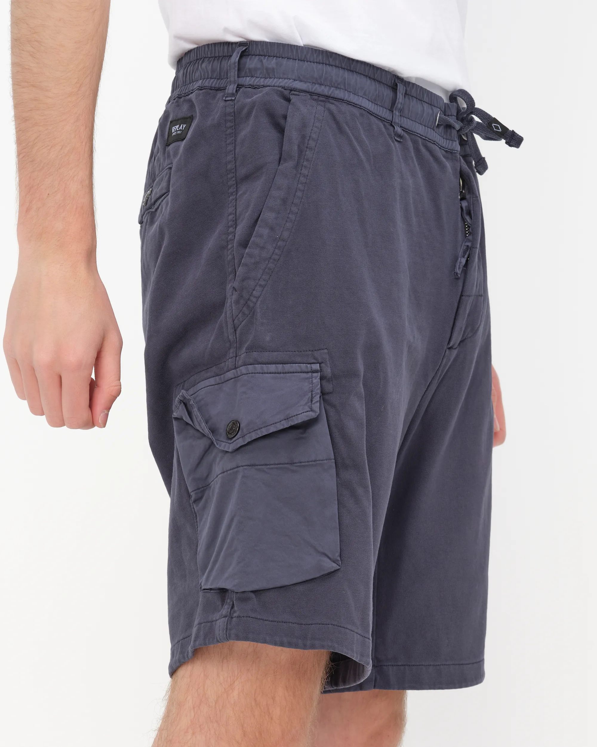 Replay Short Blauw 078296-001-L