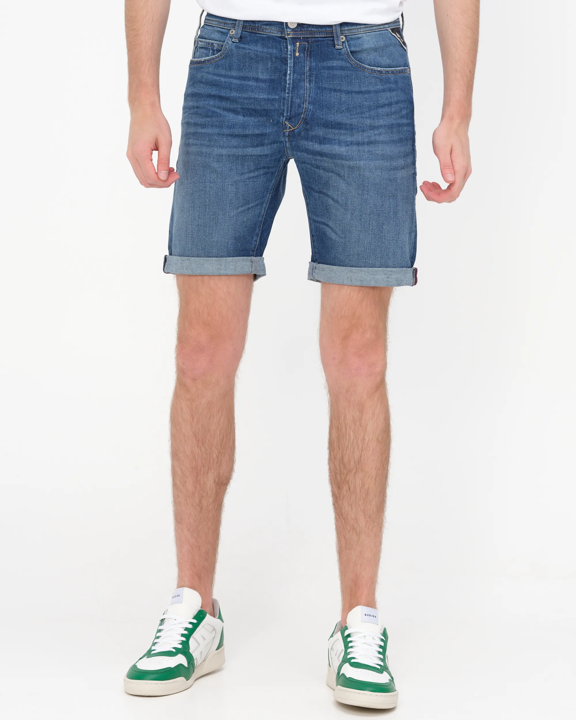 Replay Short Blauw 078303-001-33