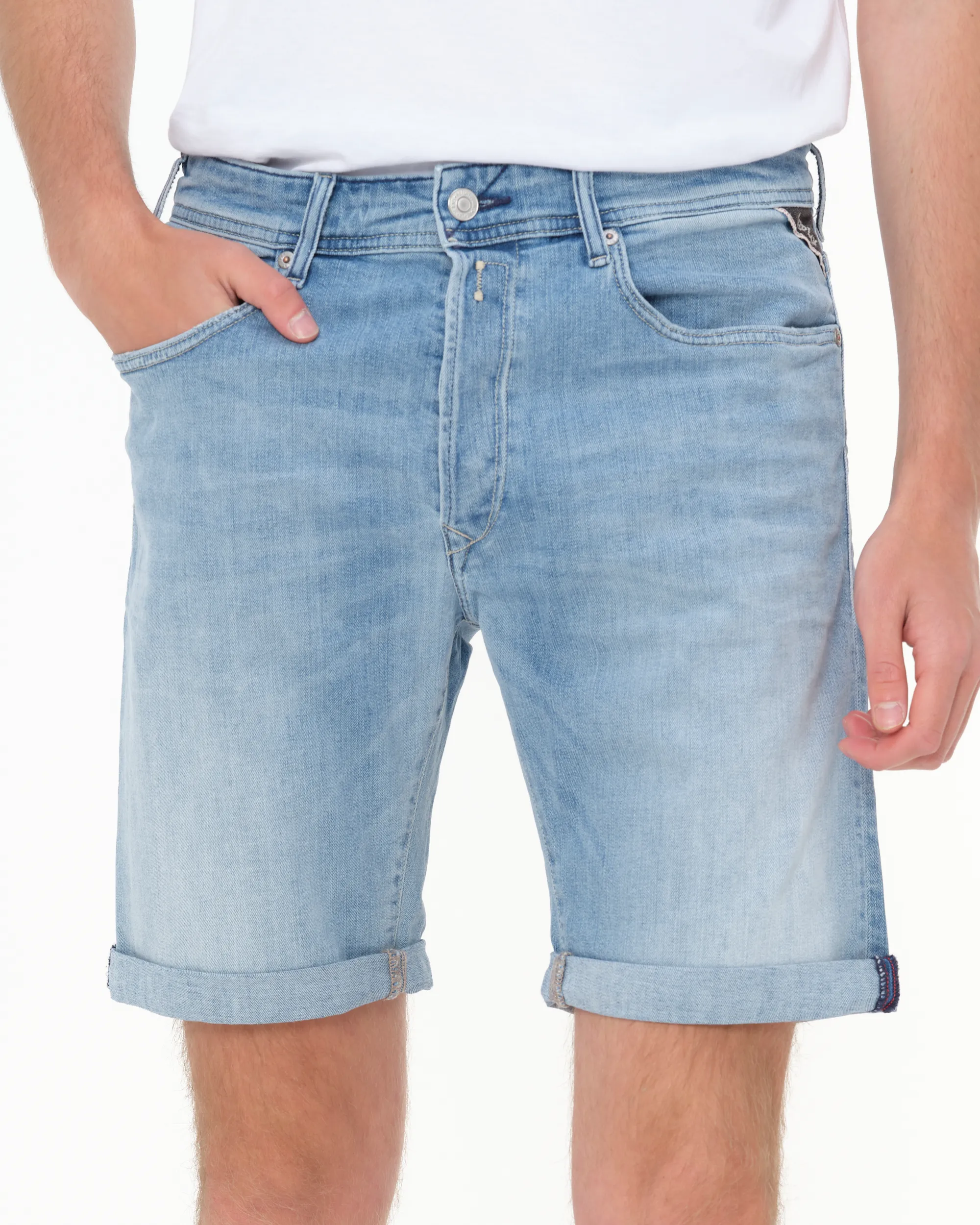 Replay Short Blauw 078304-001-33