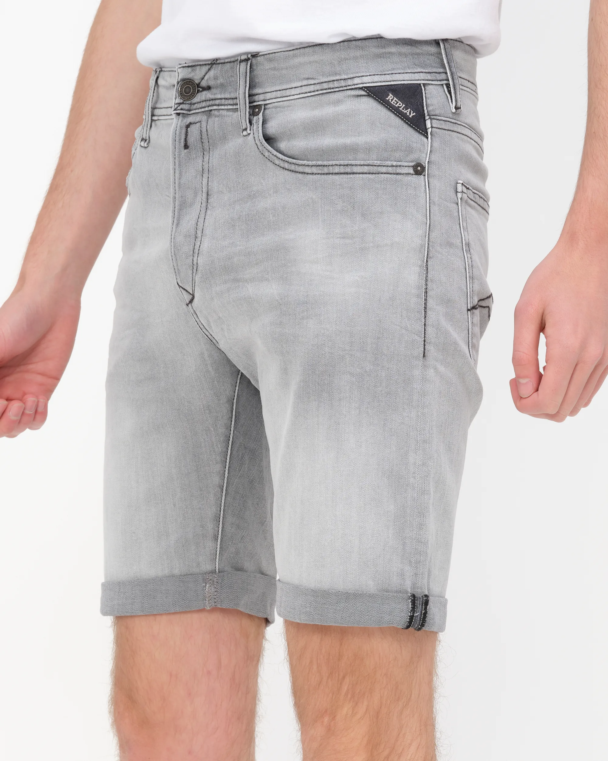 Replay Short Grijs 078306-001-33