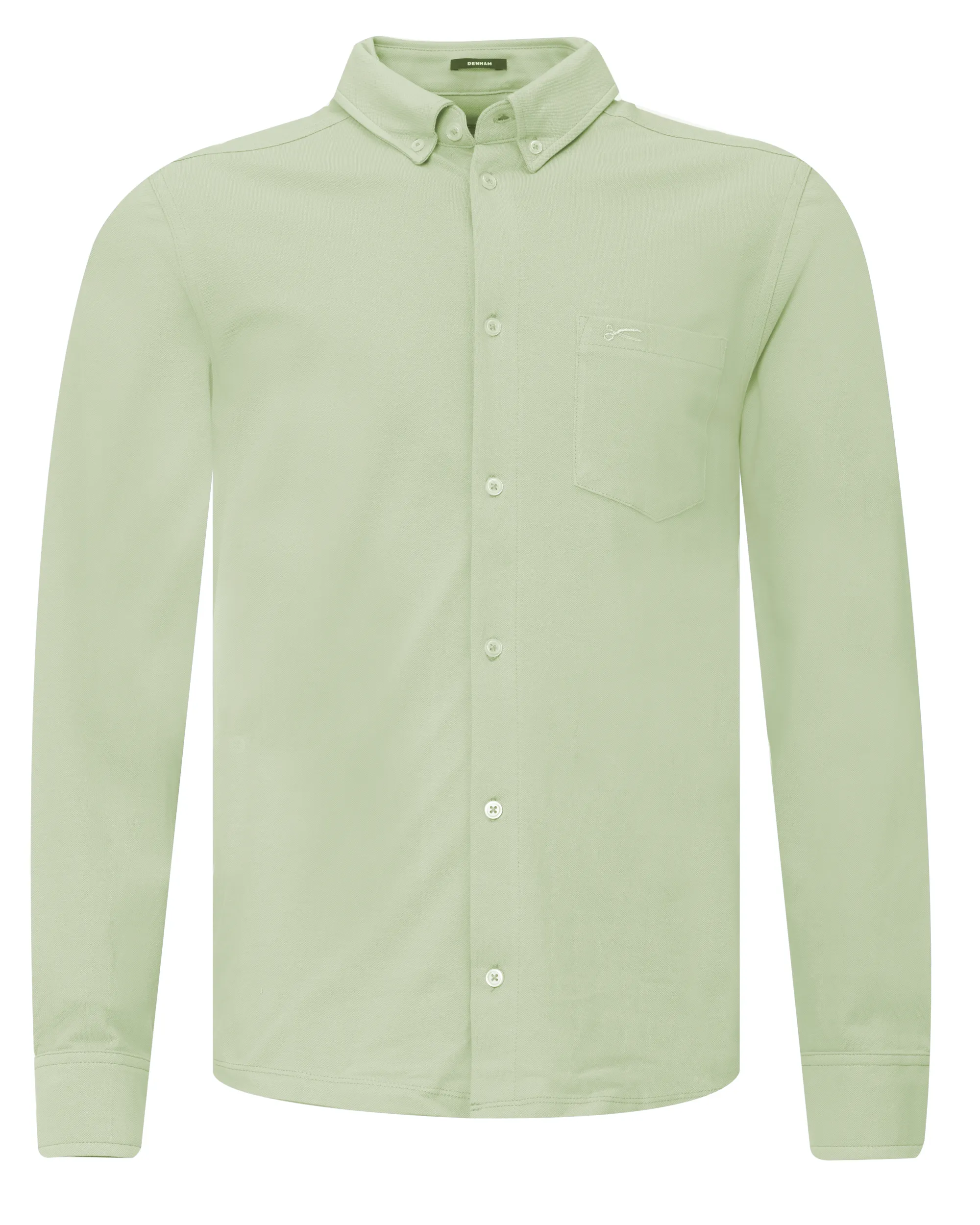 DENHAM Casual overhemd LM Licht groen 080093-001-M