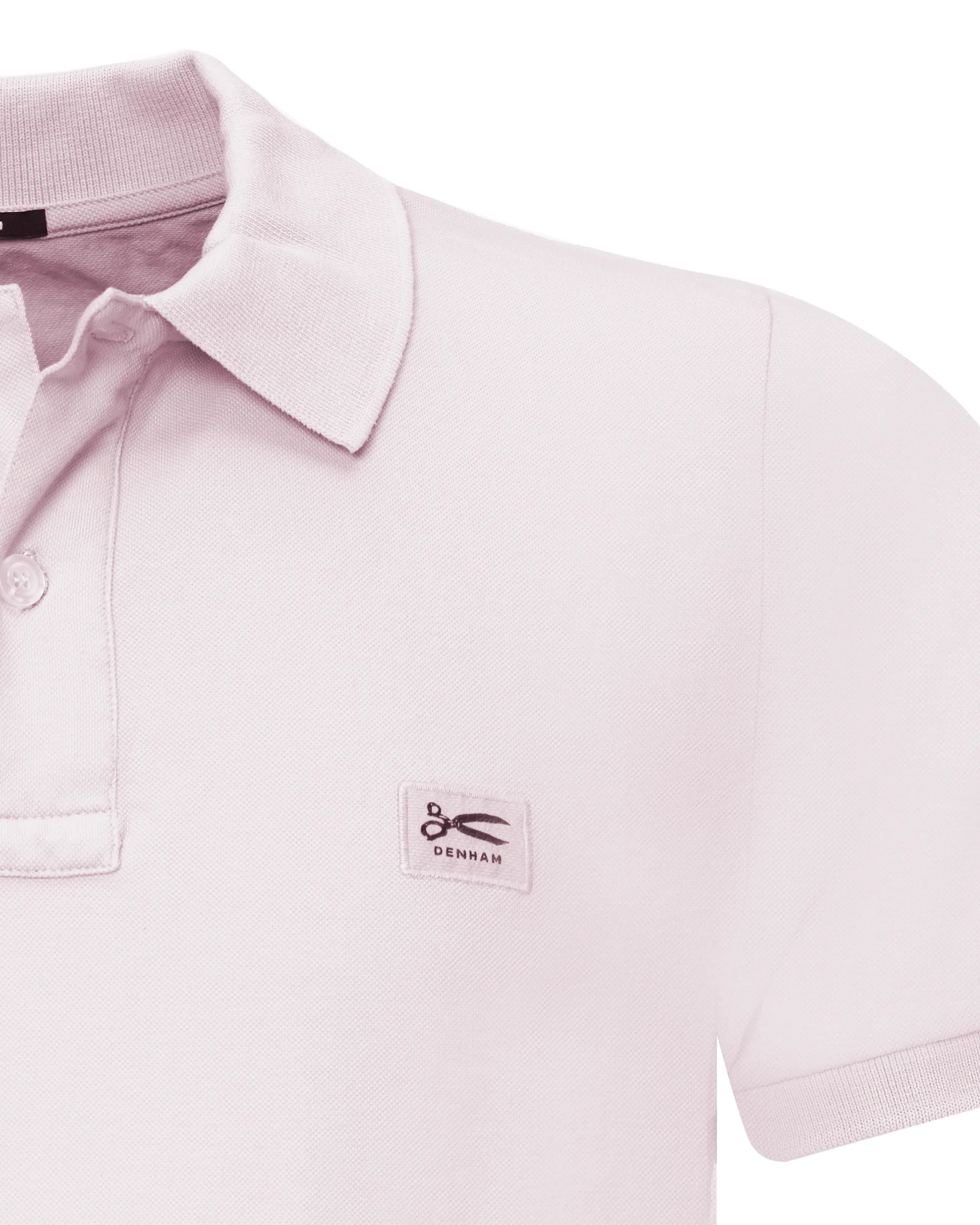 DENHAM Polo Korte mouw Licht Paars 080101-001-S