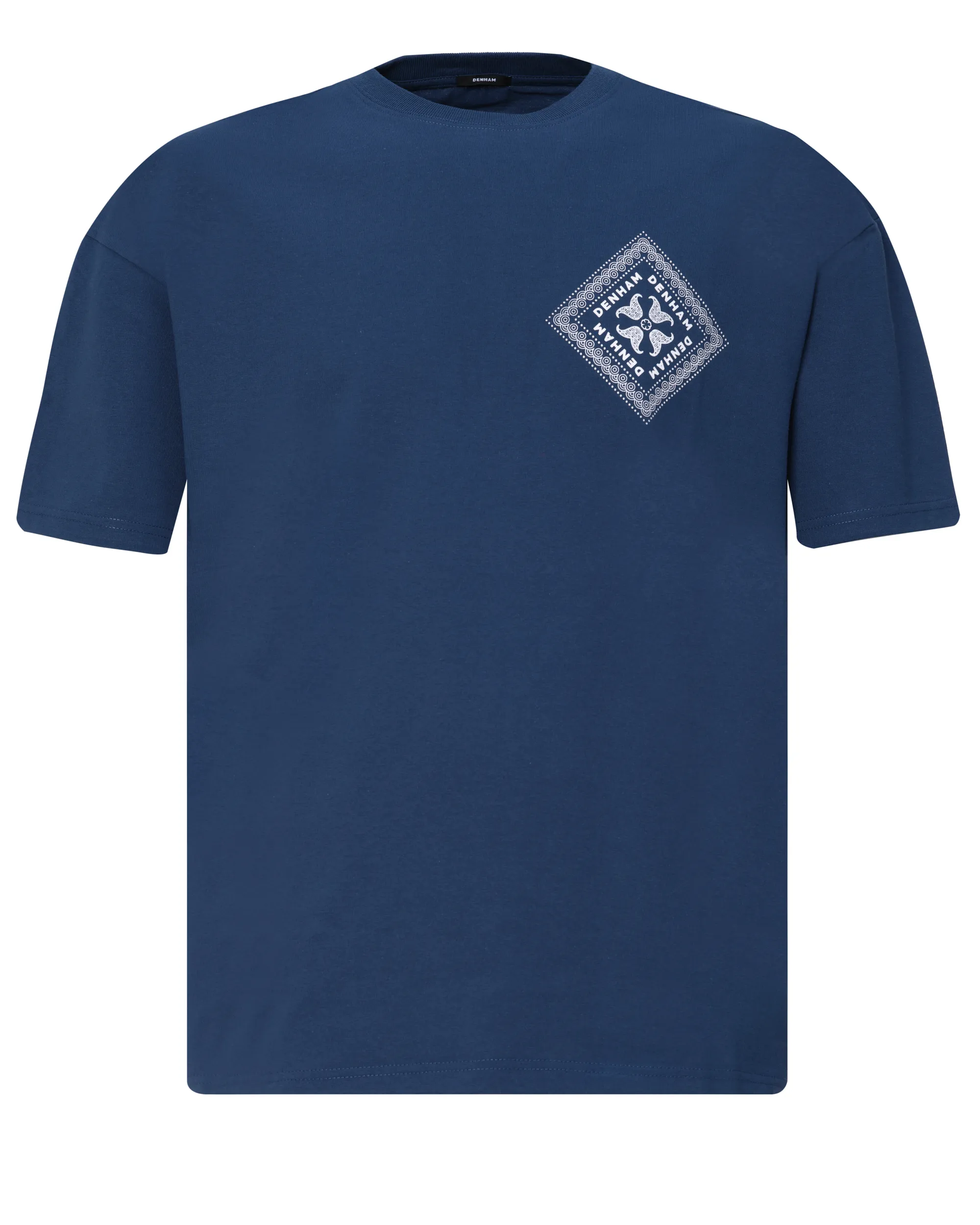 DENHAM T-shirt Korte mouw Blauw 080110-001-S