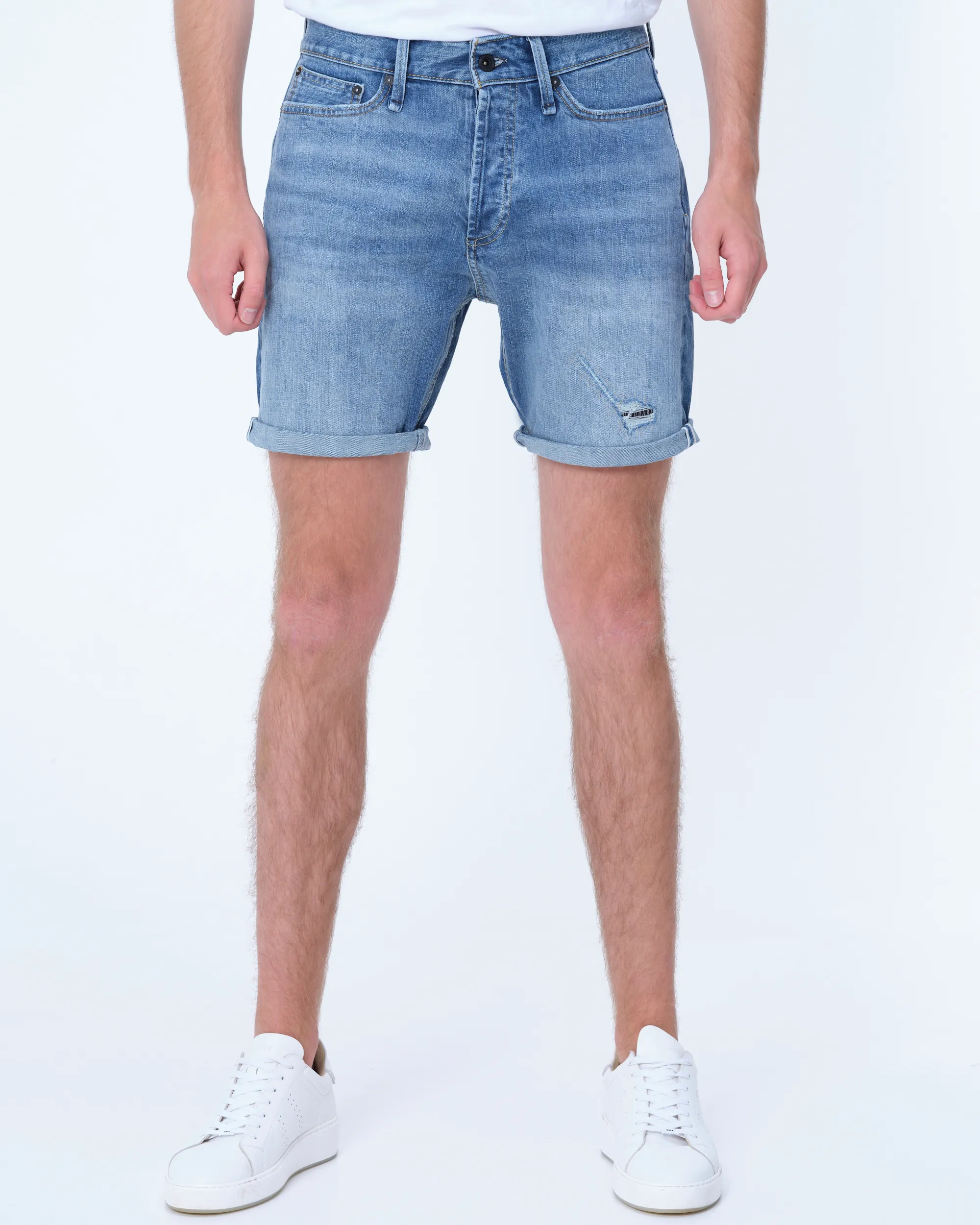 DENHAM Short Blauw 080126-001-34