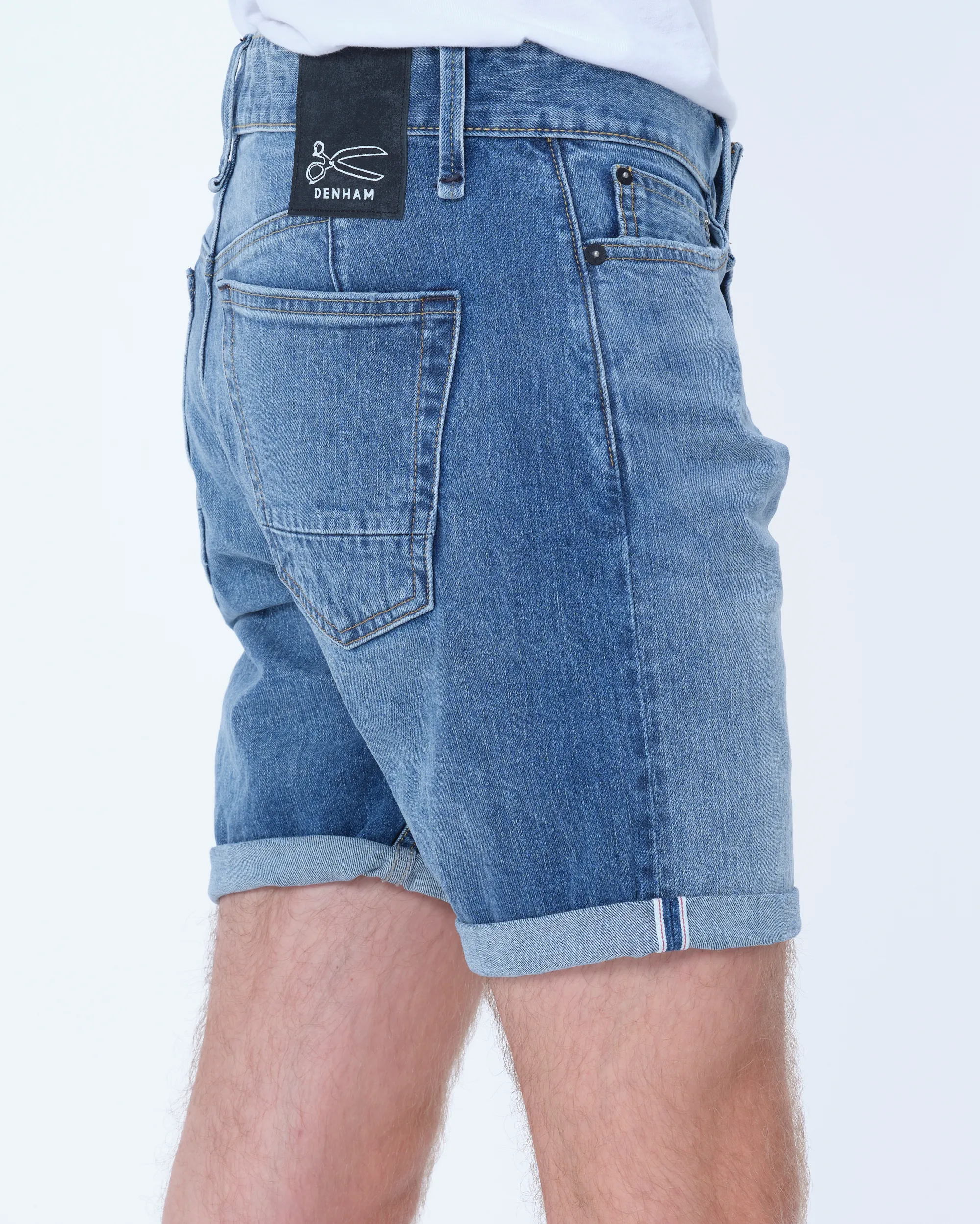 DENHAM Short Blauw 080126-001-34