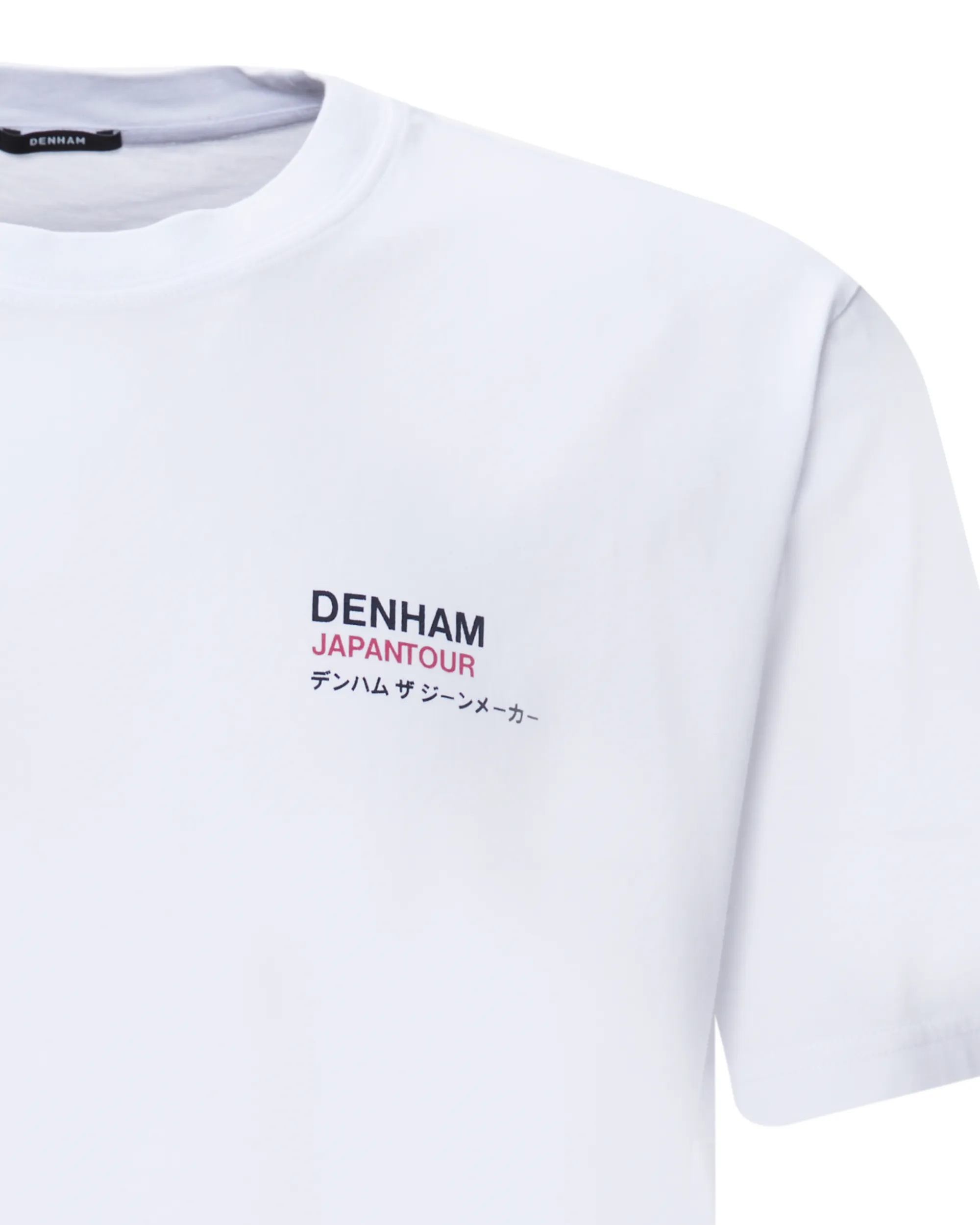 DENHAM T-shirt Korte mouw Wit 081246-001-XXL