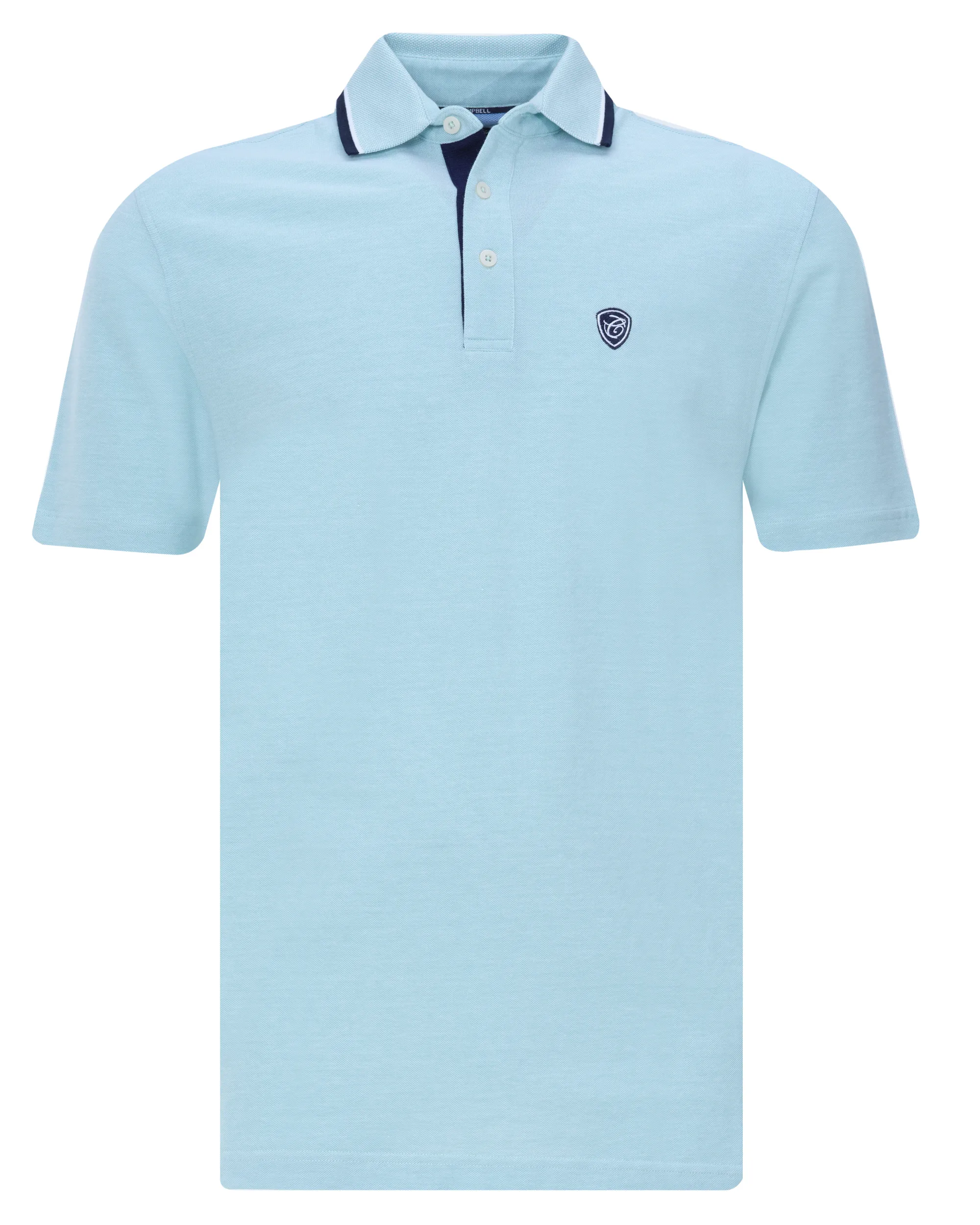 Campbell Classic Polo Korte mouw Aquifer 081528-007-XXXL
