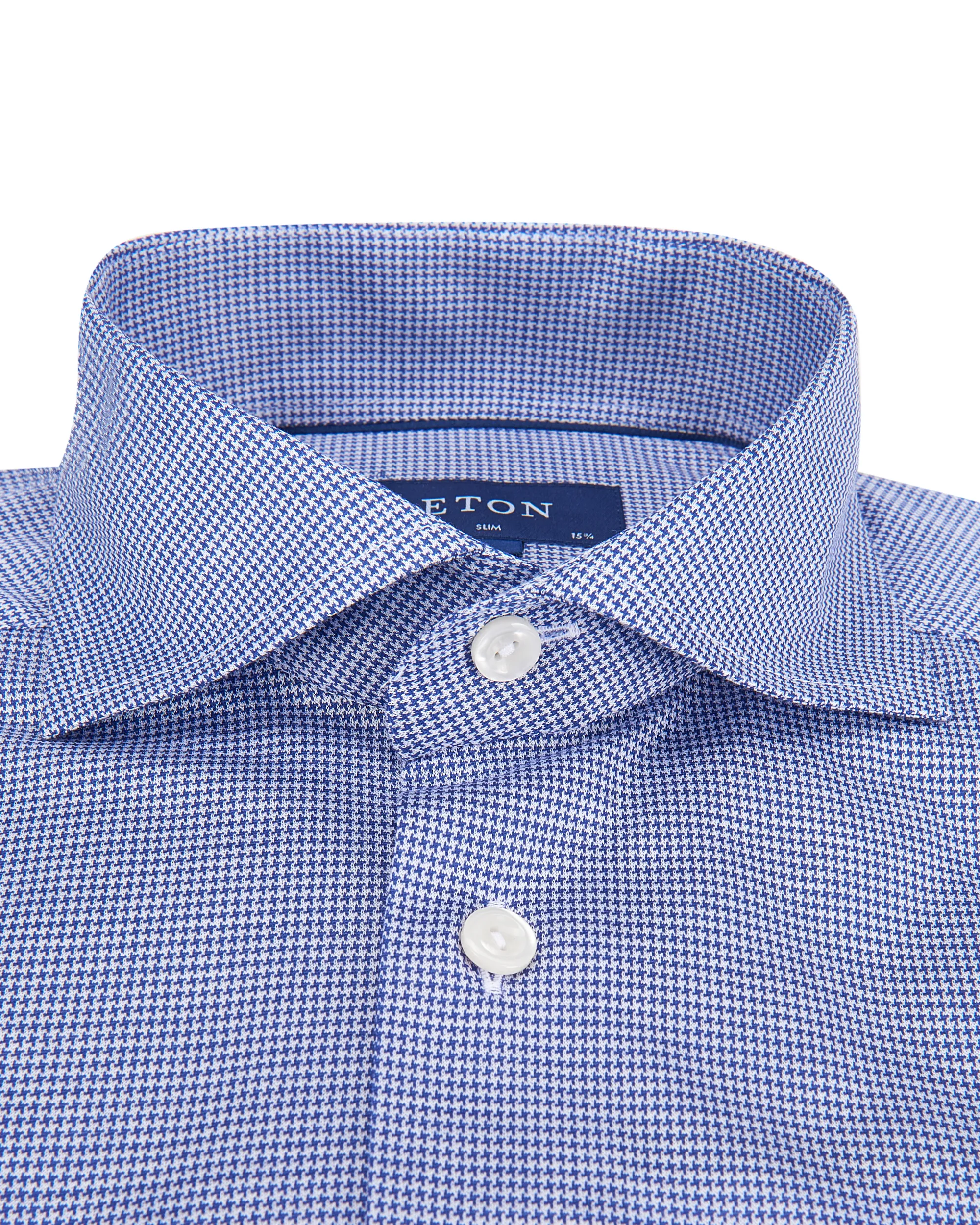 ETON Overhemd LM Blauw 082175-001-44