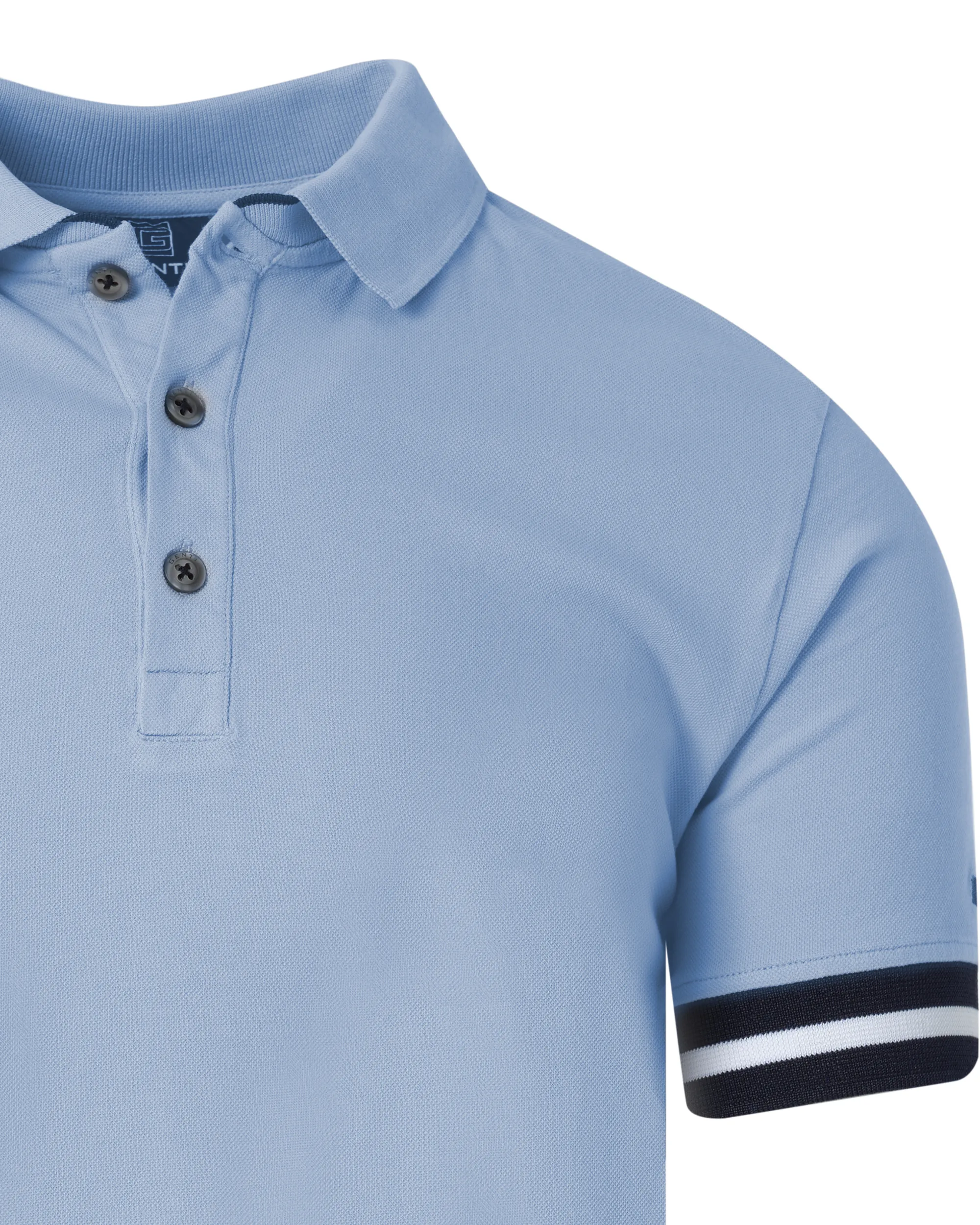 Genti Polo Korte mouw Licht blauw 083872-001-XXL