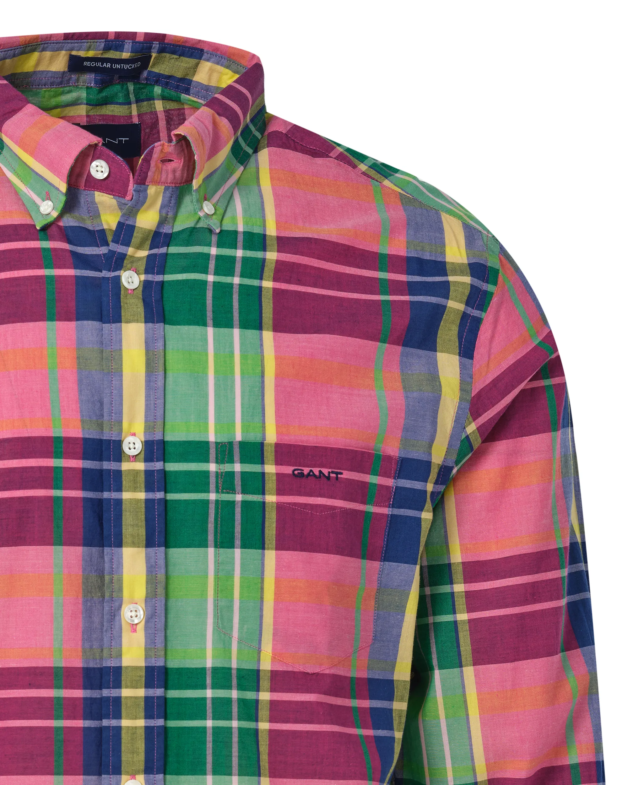 GANT Casual overhemd LM Roze ruit 083901-001-L