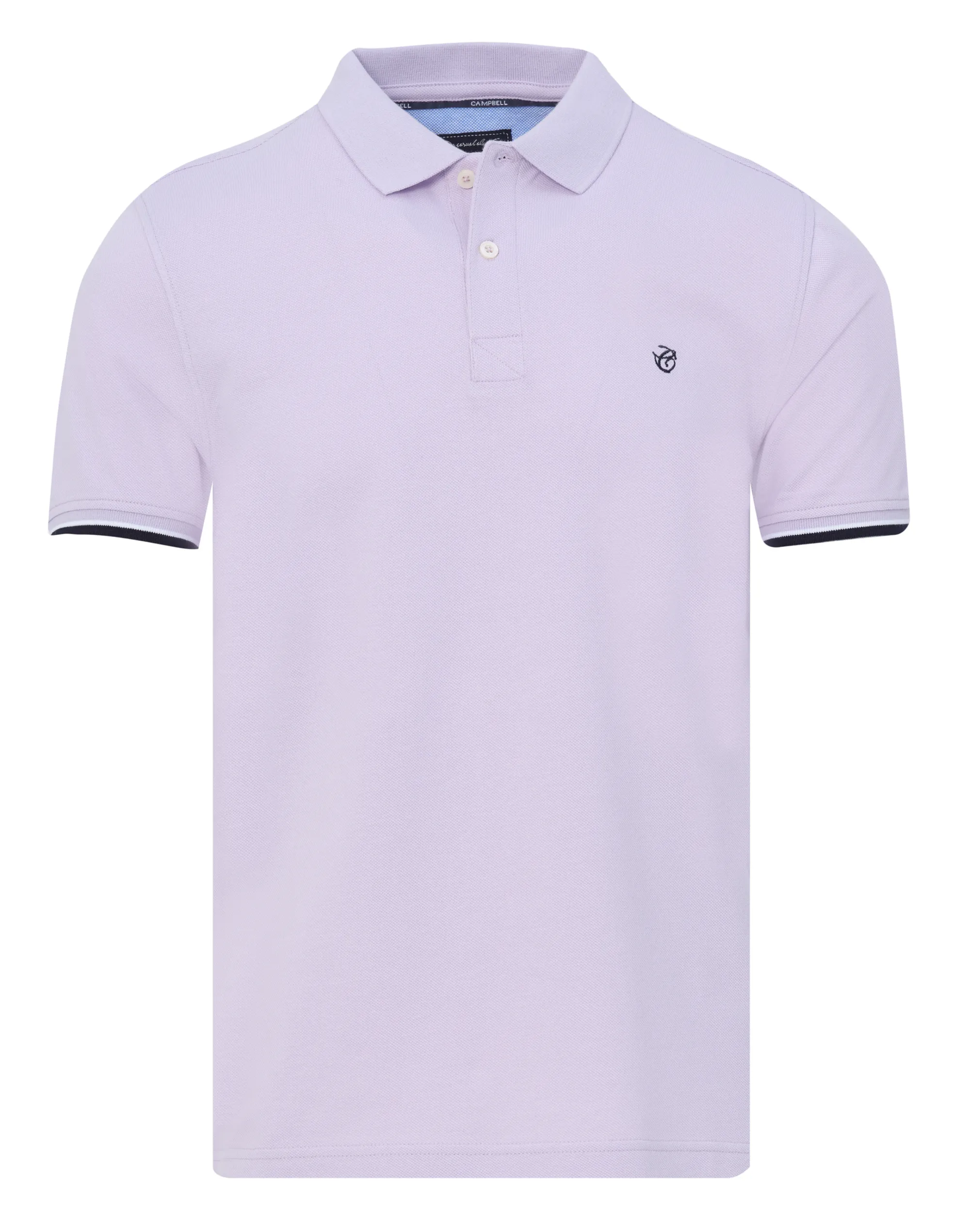 Campbell Classic Polo Korte mouw Orchid Petal 084379-017-M