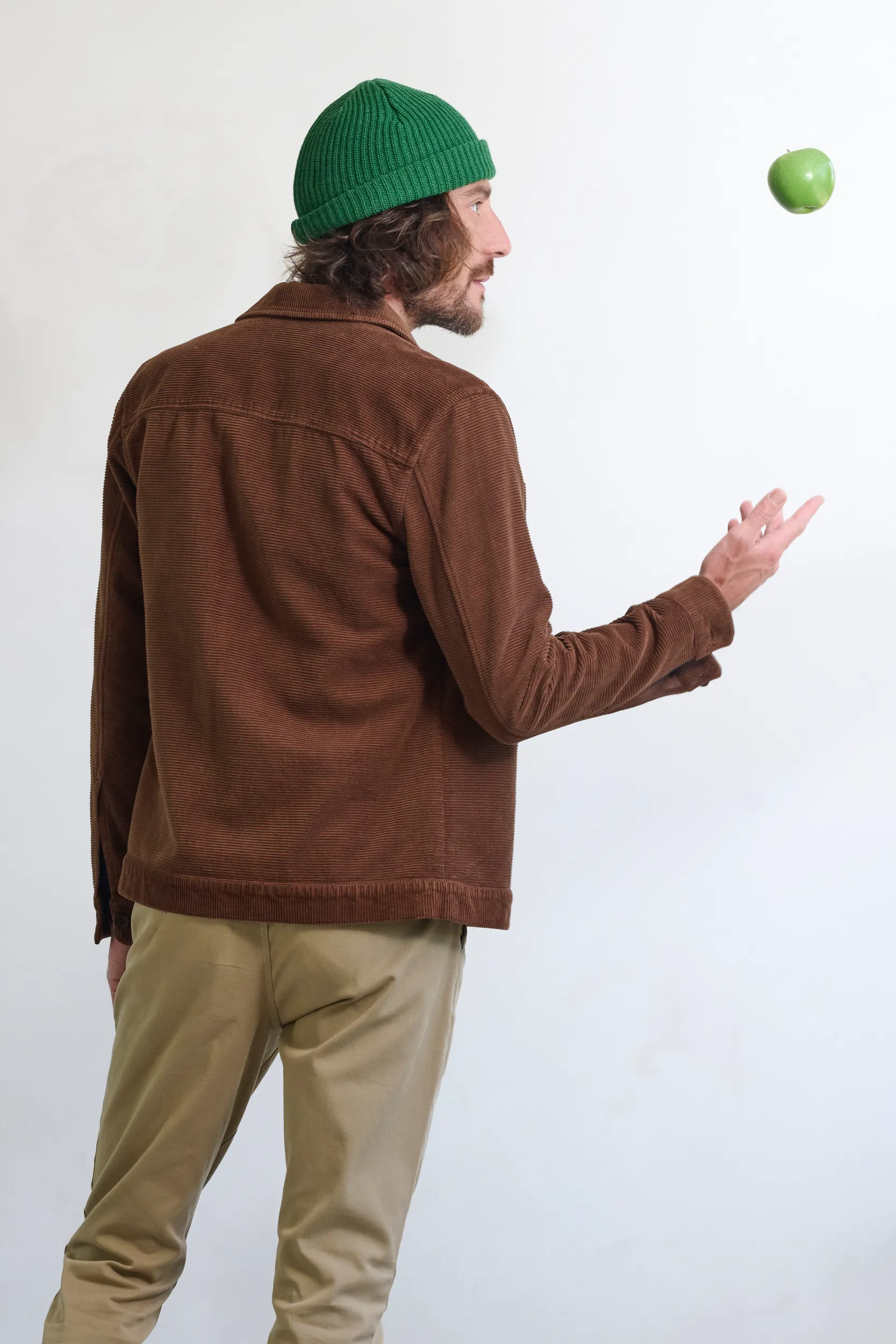 J.C. RAGS Overshirt Chestnut 084723-001-XXL