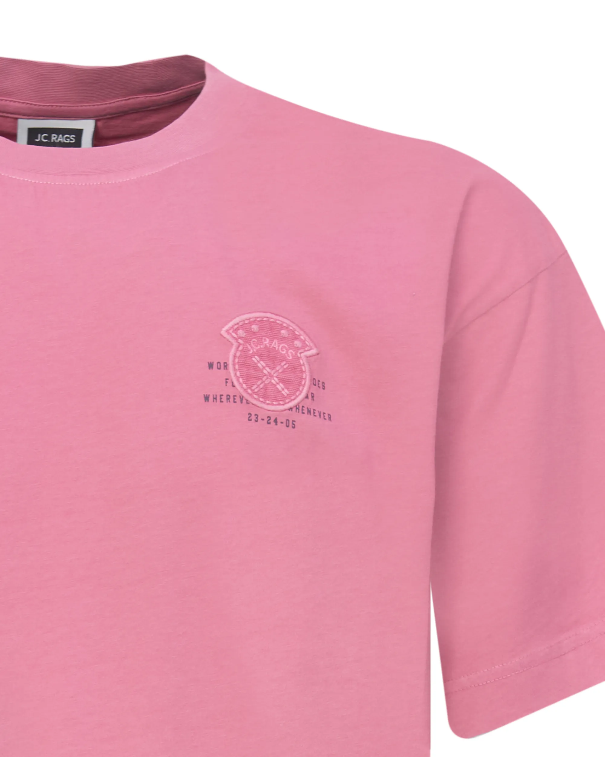 J.C. RAGS T-shirt Korte mouw Roze 084755-003-M