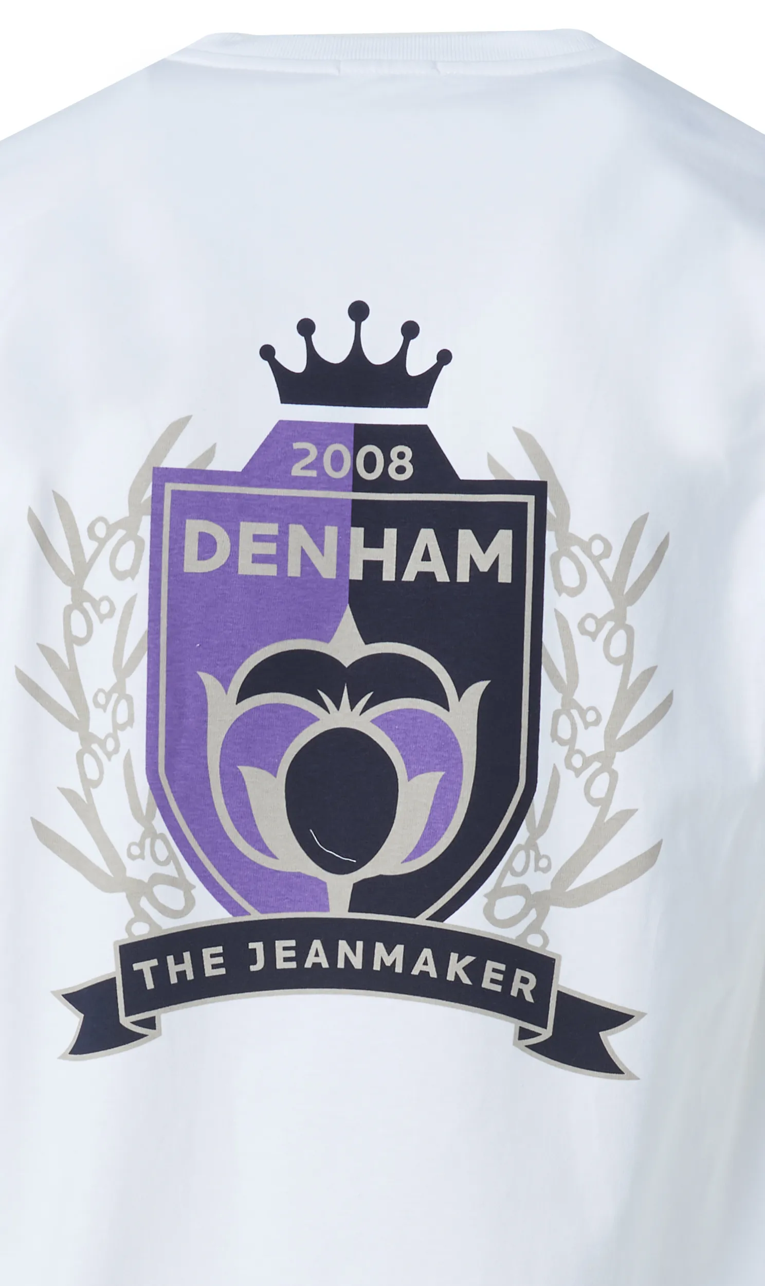 DENHAM T-shirt Korte mouw Wit 085182-001-L