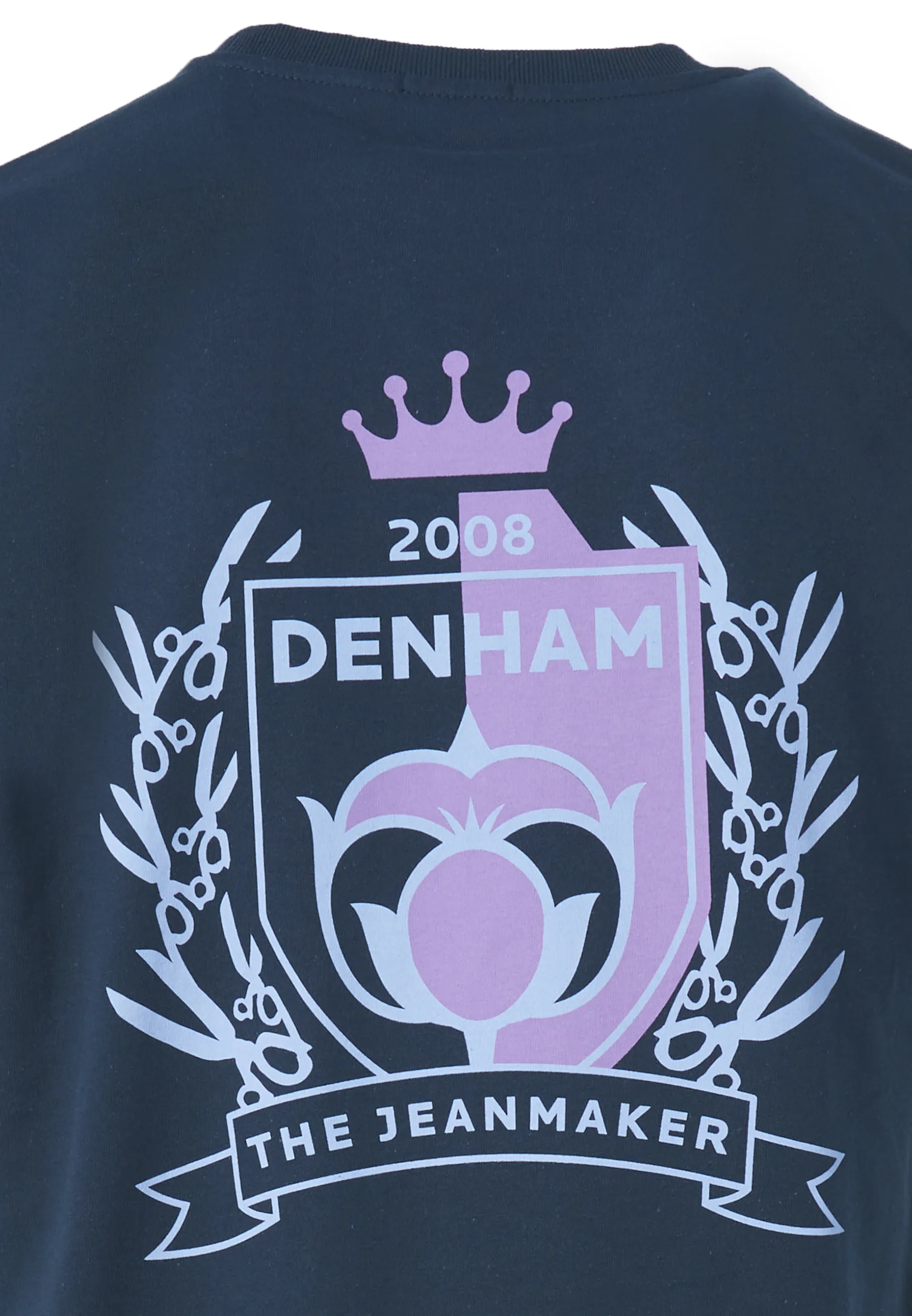 DENHAM T-shirt Korte mouw Donker blauw 085183-001-XL