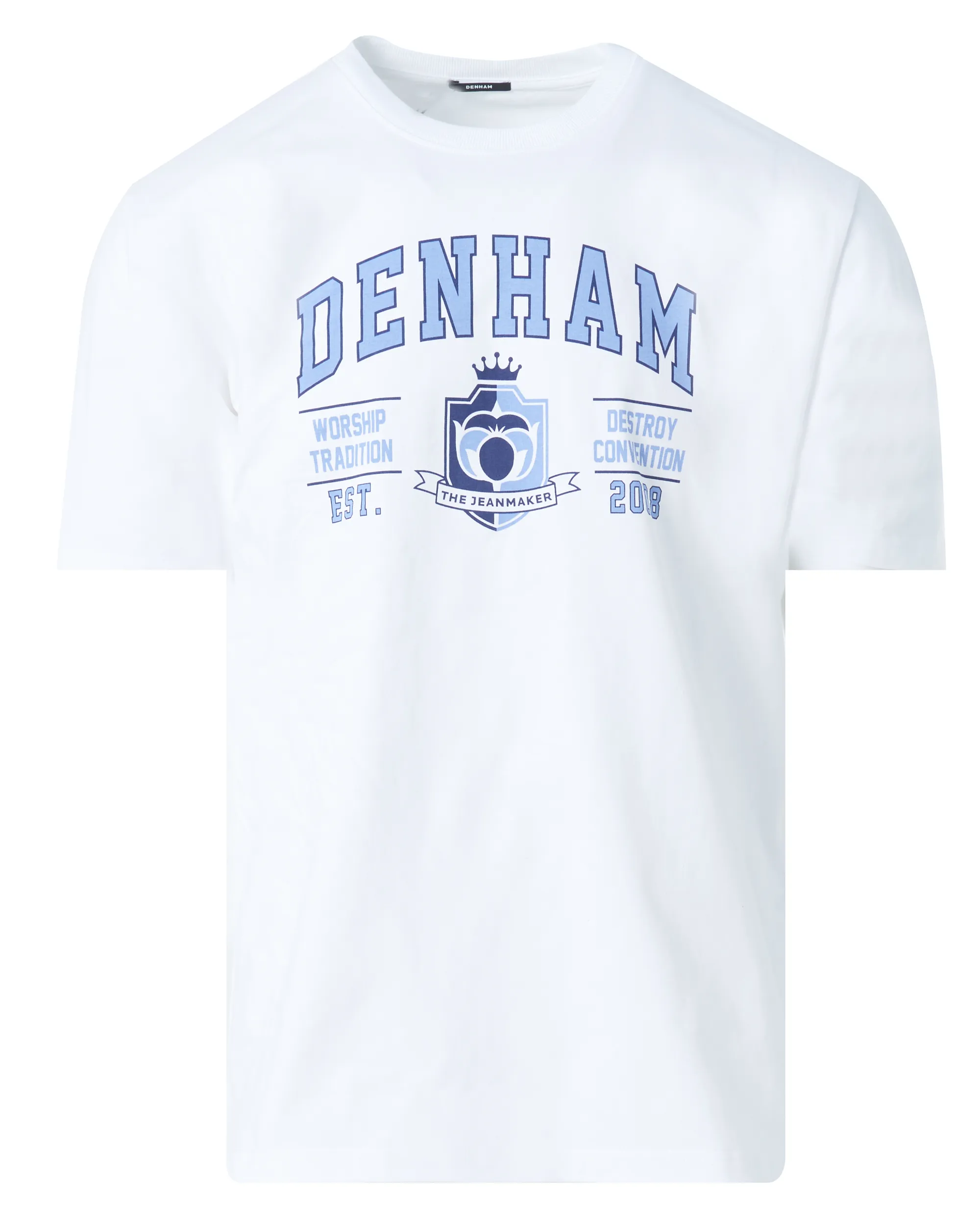 DENHAM T-shirt Korte mouw Wit 085185-001-L