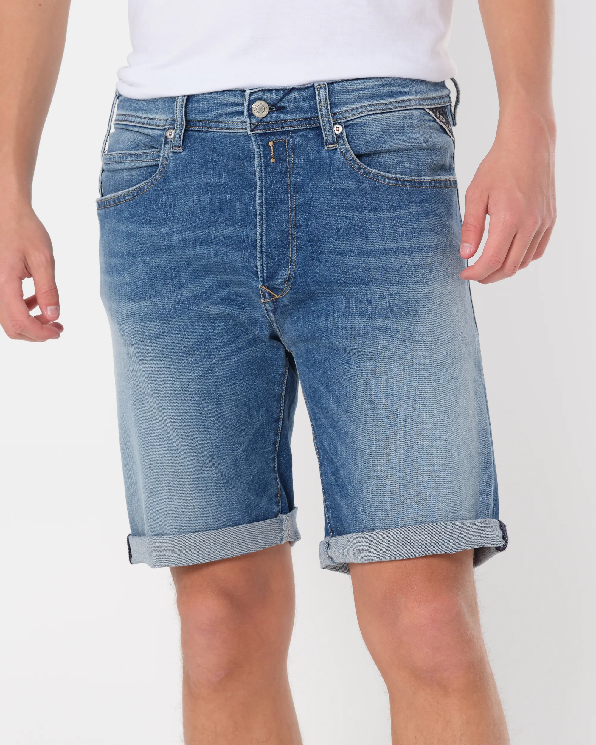 Replay Short Blauw 086071-001-32