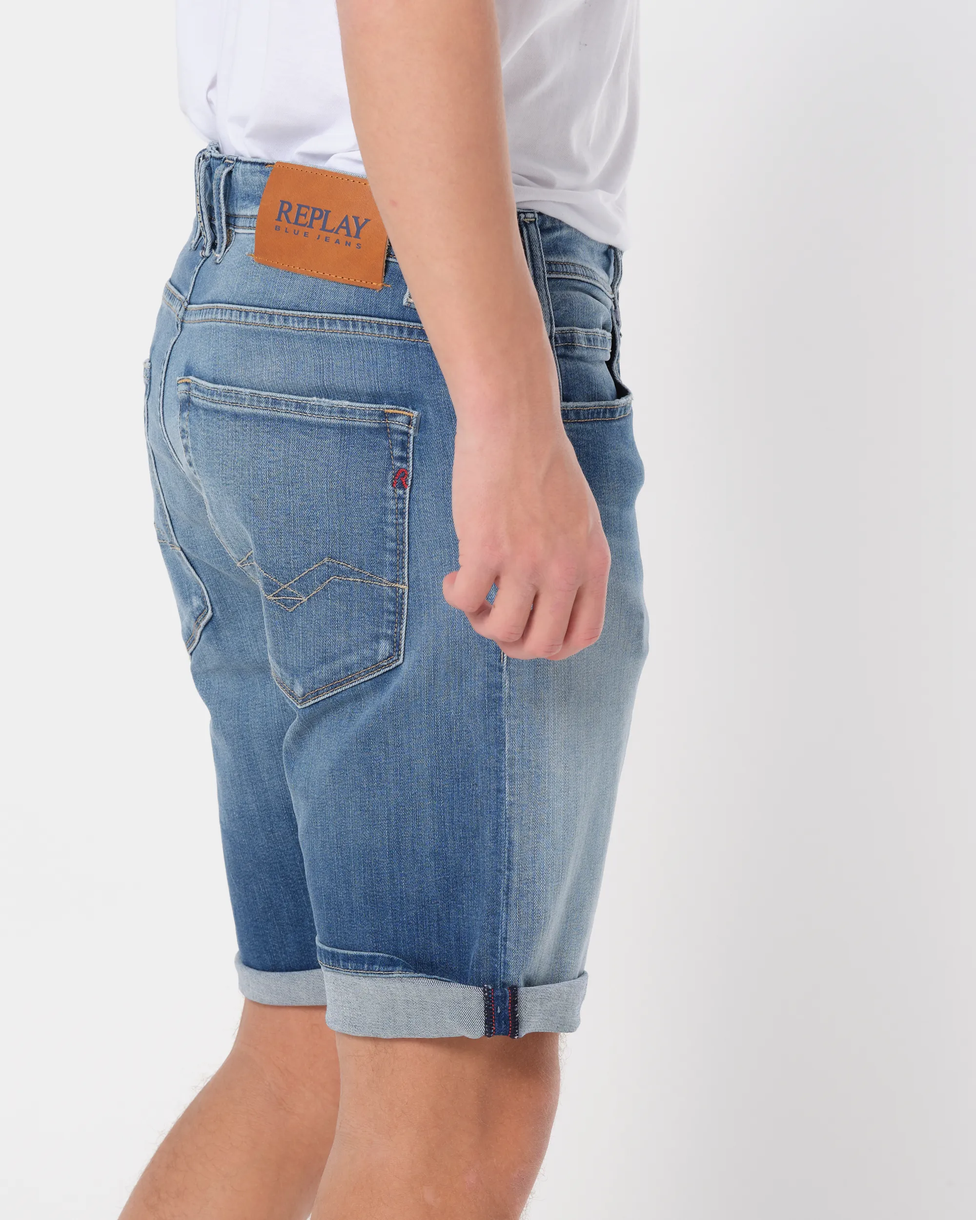 Replay Short Blauw 086071-001-32