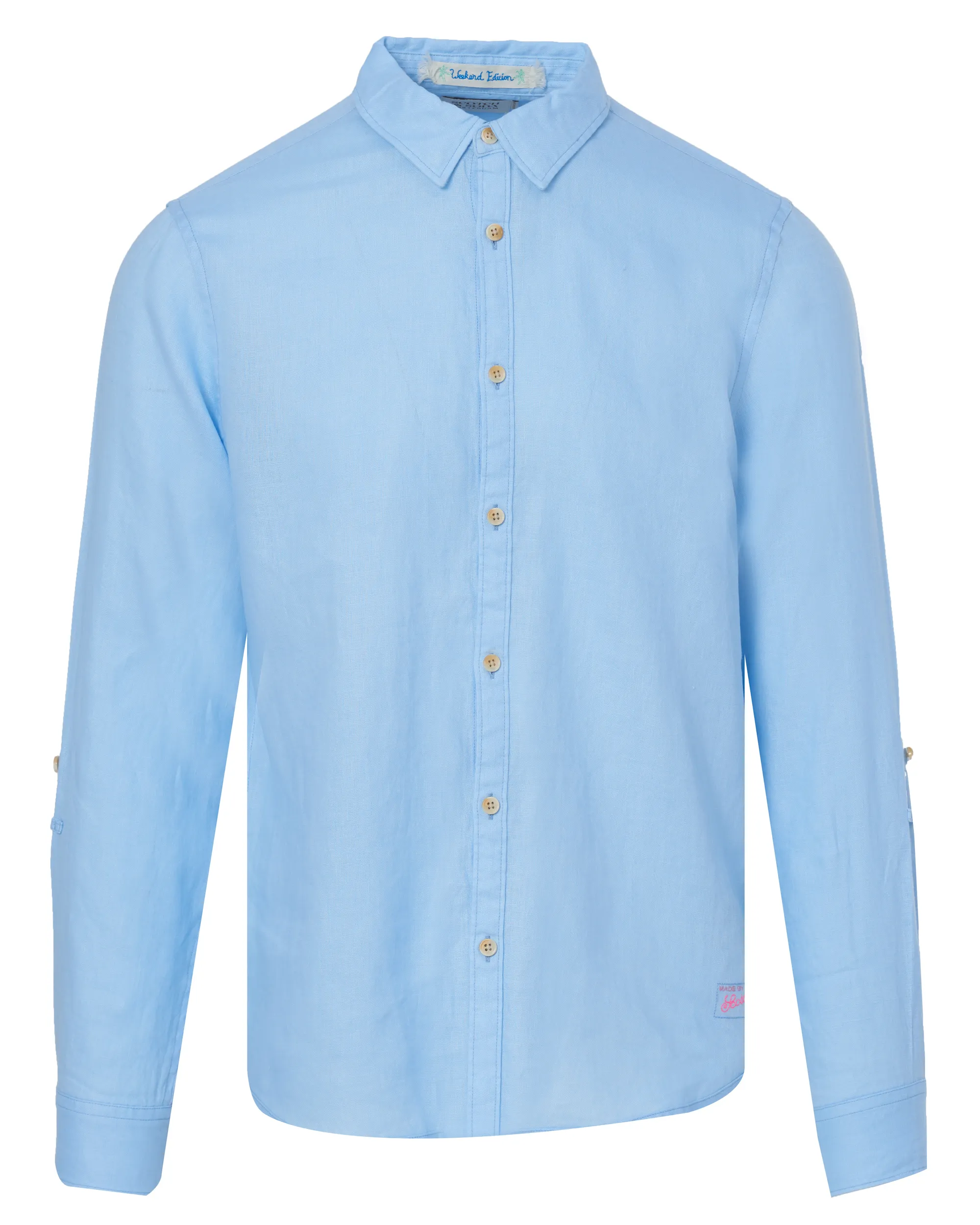 Scotch & Soda Casual overhemd LM Blauw 086172-001-XL