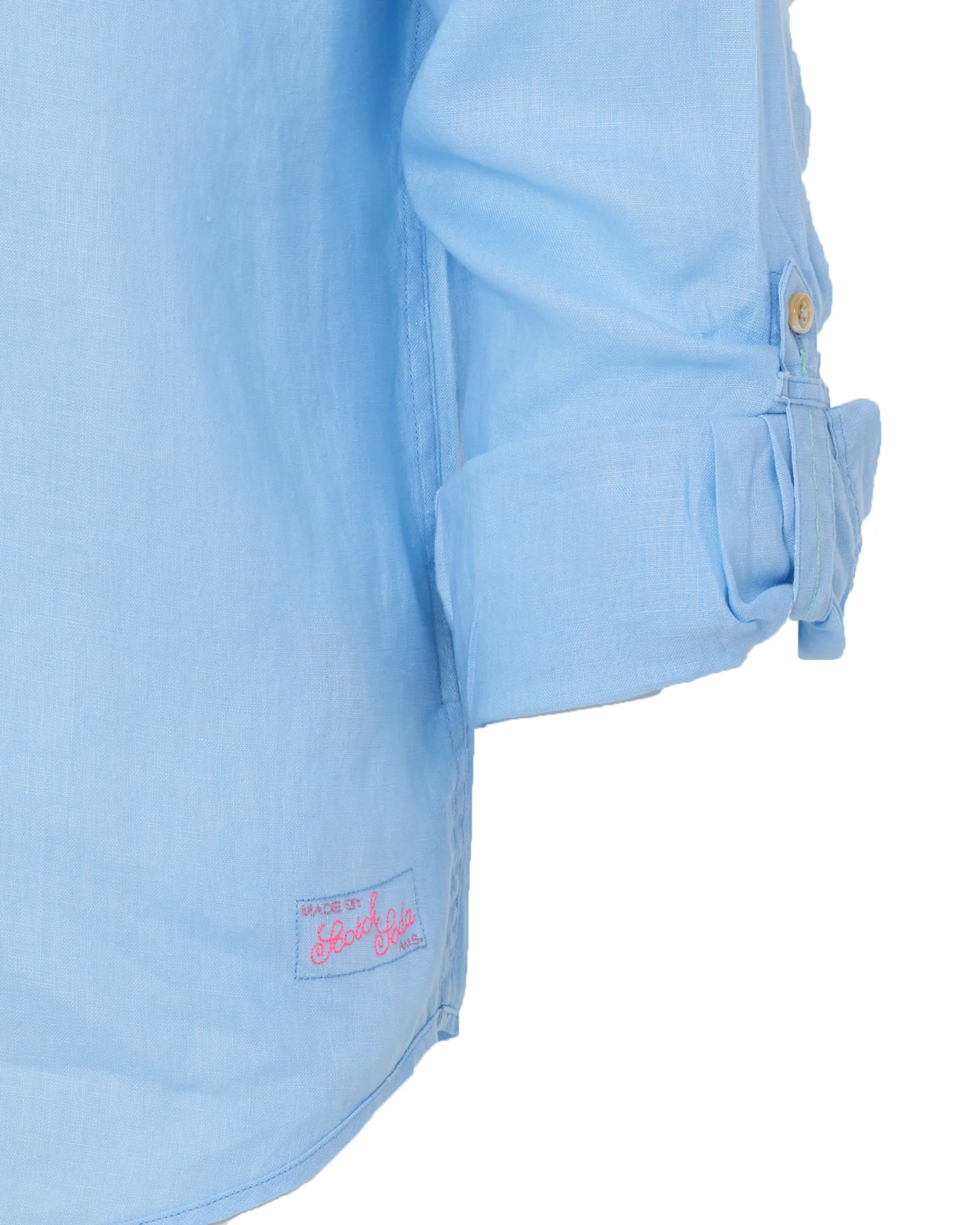 Scotch & Soda Casual overhemd LM Blauw 086172-001-XL