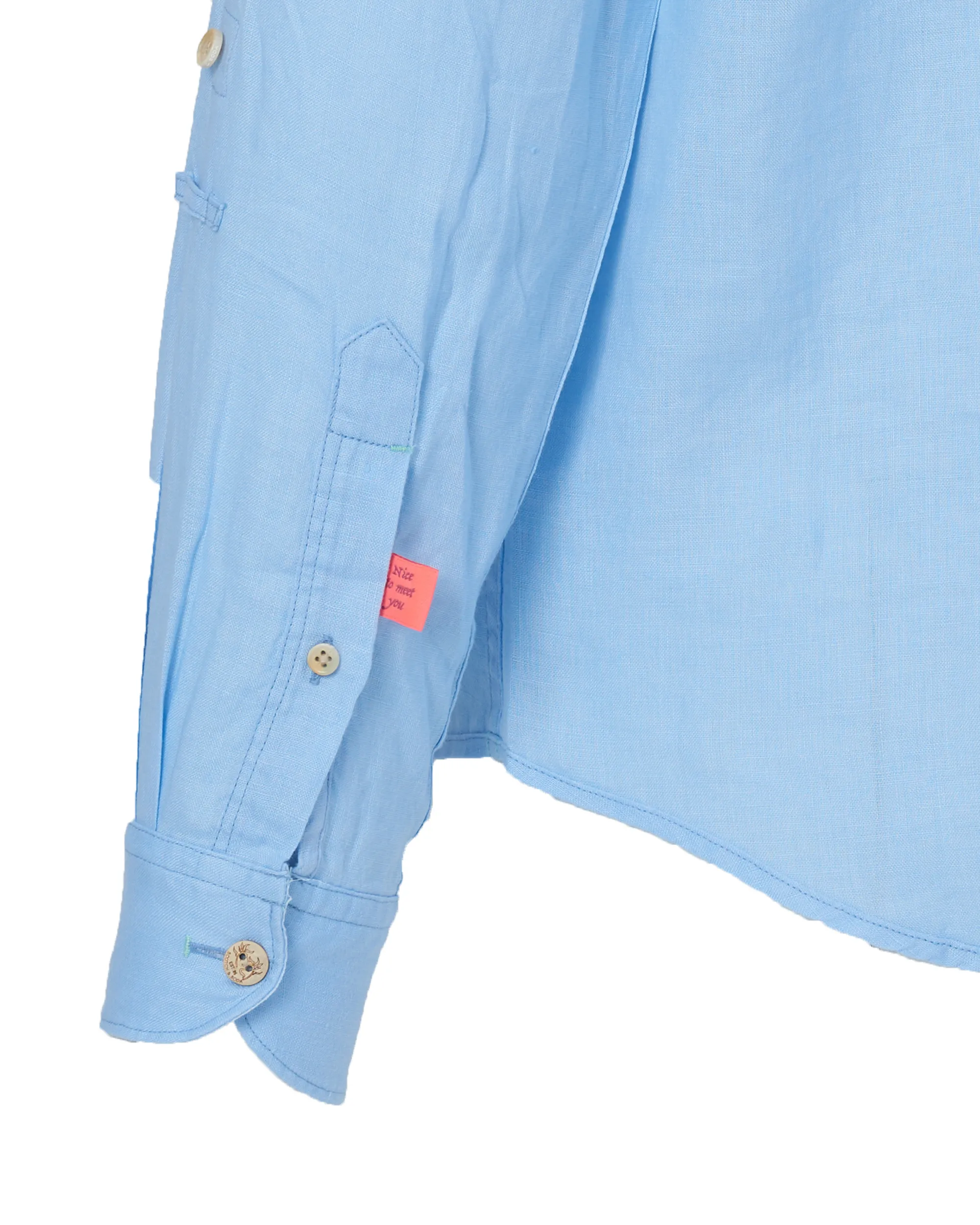 Scotch & Soda Casual overhemd LM Blauw 086172-001-XL