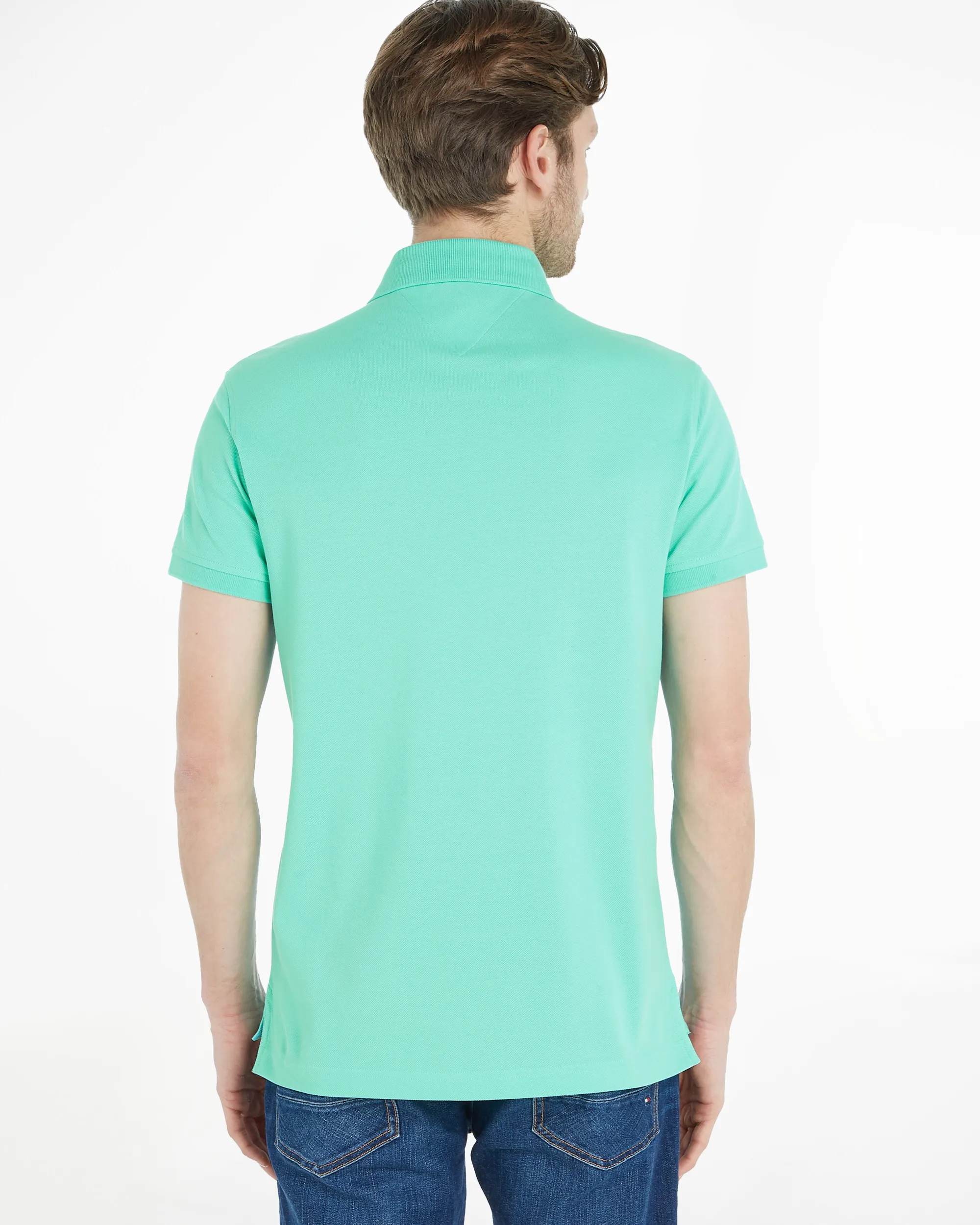 Tommy Hilfiger Menswear Polo Korte mouw Groen 086305-001-L