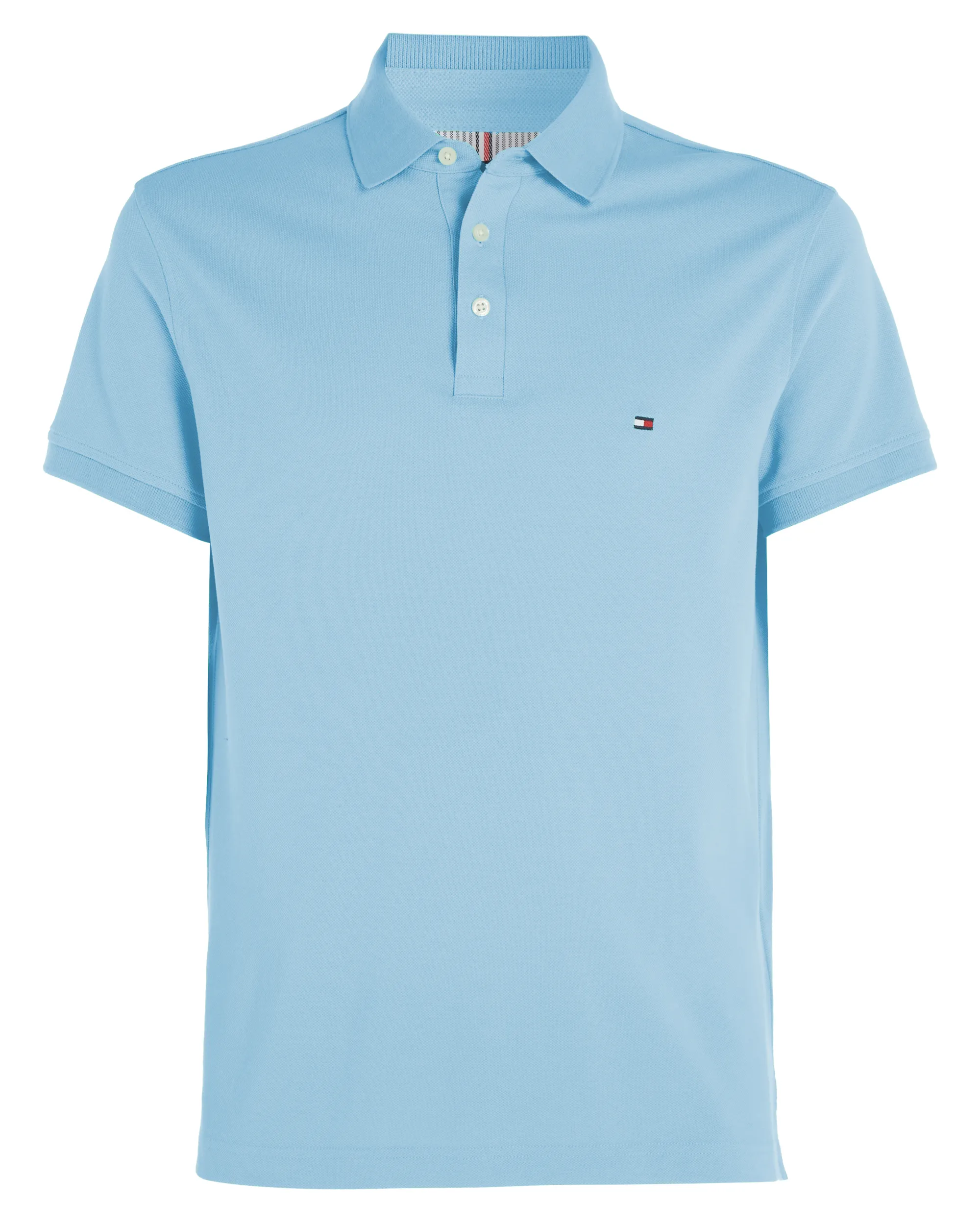 Tommy Hilfiger Menswear Polo Korte mouw Licht blauw 086307-001-M
