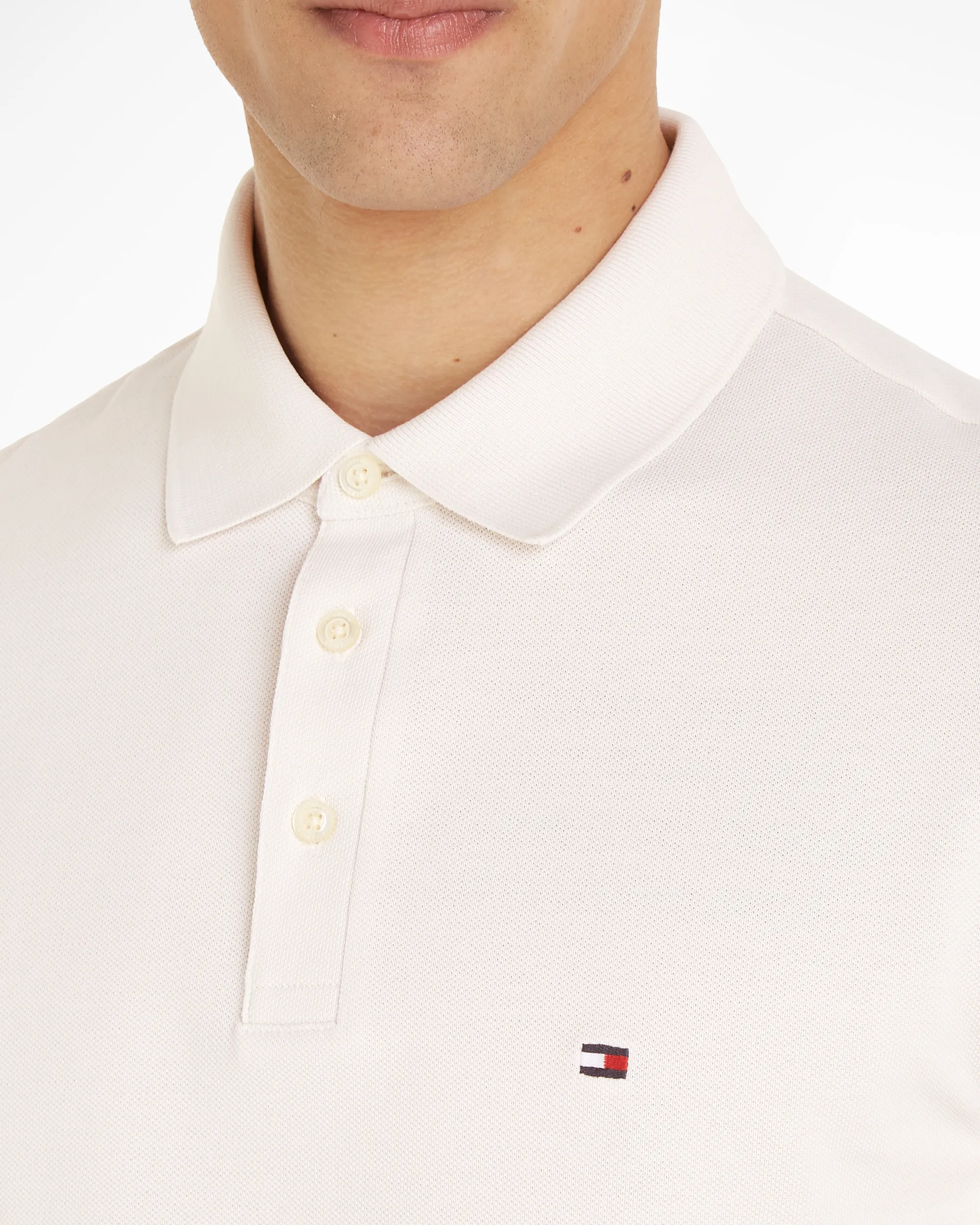 Tommy Hilfiger Menswear Polo Korte mouw Wit 086310-001-XL