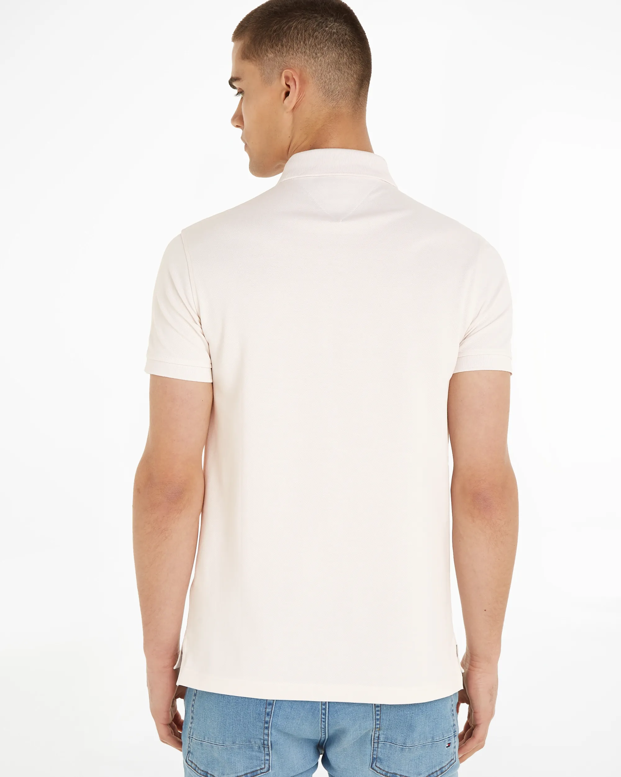 Tommy Hilfiger Menswear Polo Korte mouw Wit 086310-001-XL