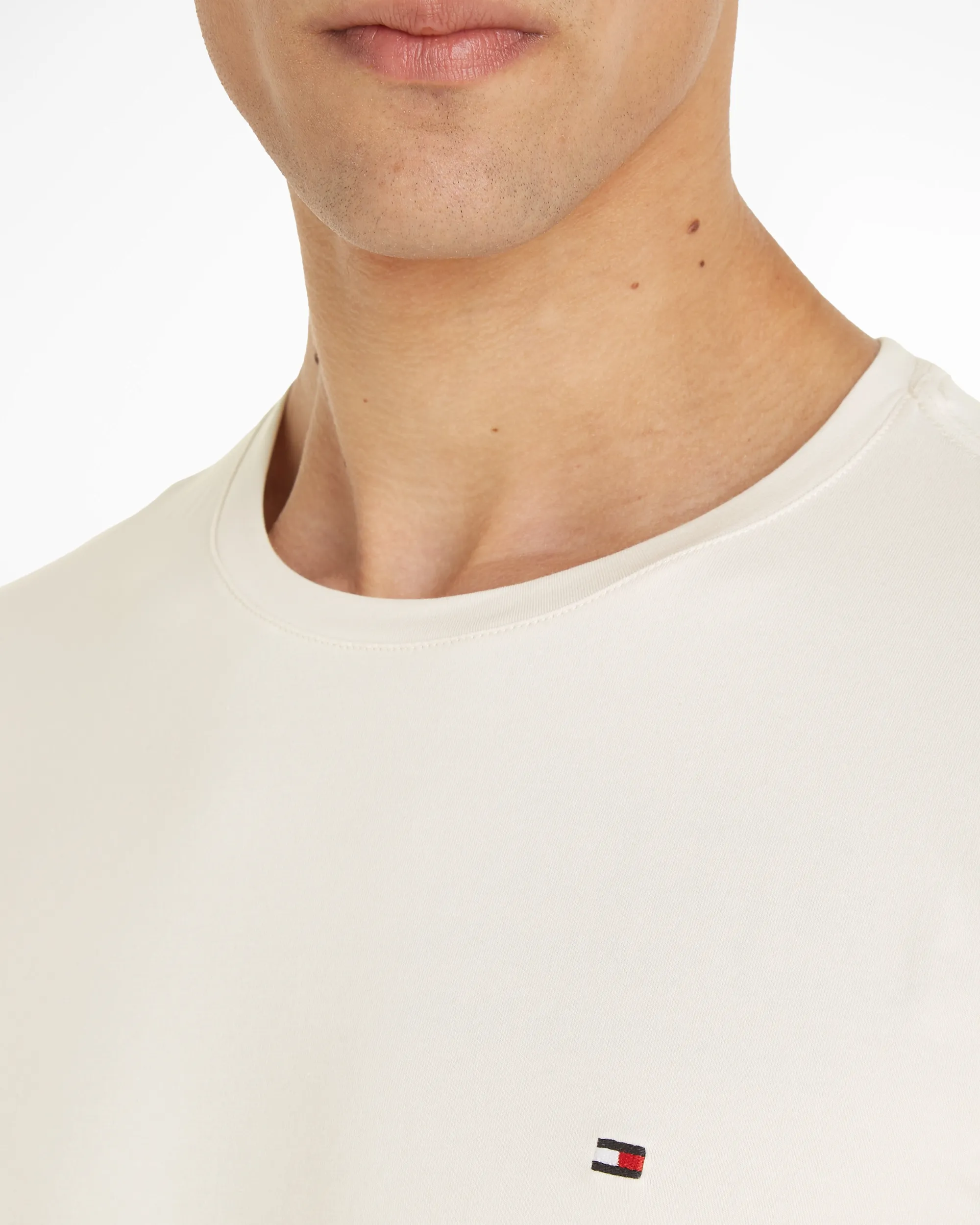 Tommy Hilfiger Menswear T-shirt Korte mouw Wit 086314-001-XL