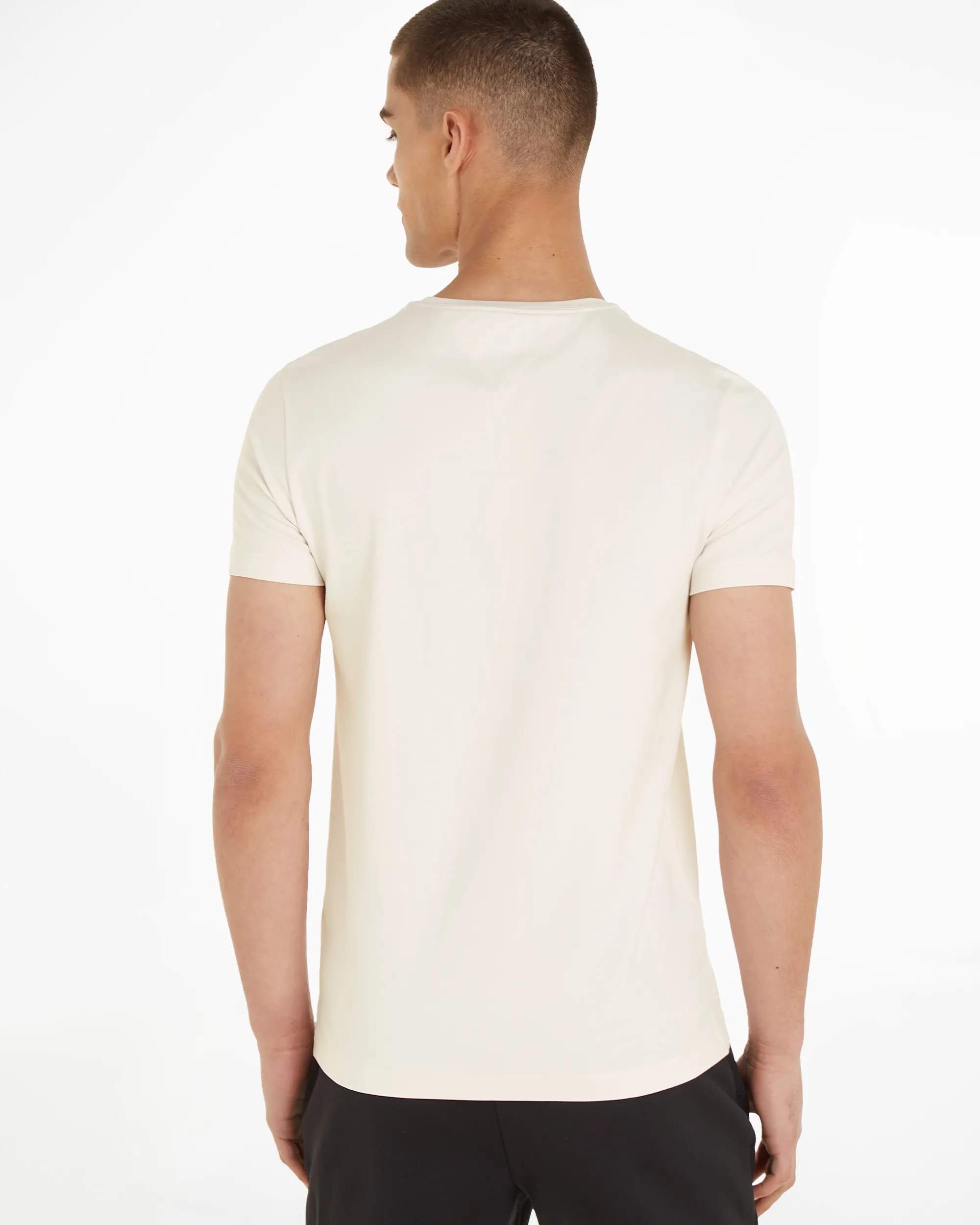 Tommy Hilfiger Menswear T-shirt Korte mouw Wit 086314-001-XL