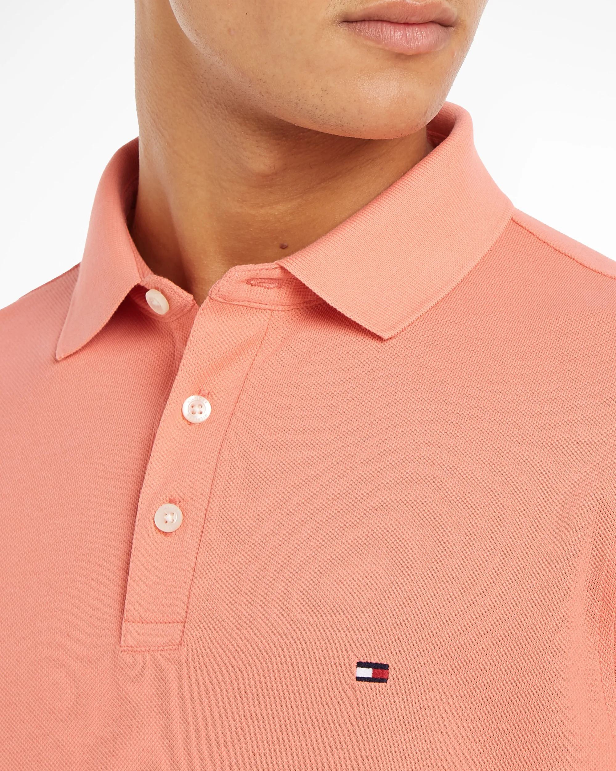 Tommy Hilfiger Menswear Polo Korte mouw Roze 086328-001-L
