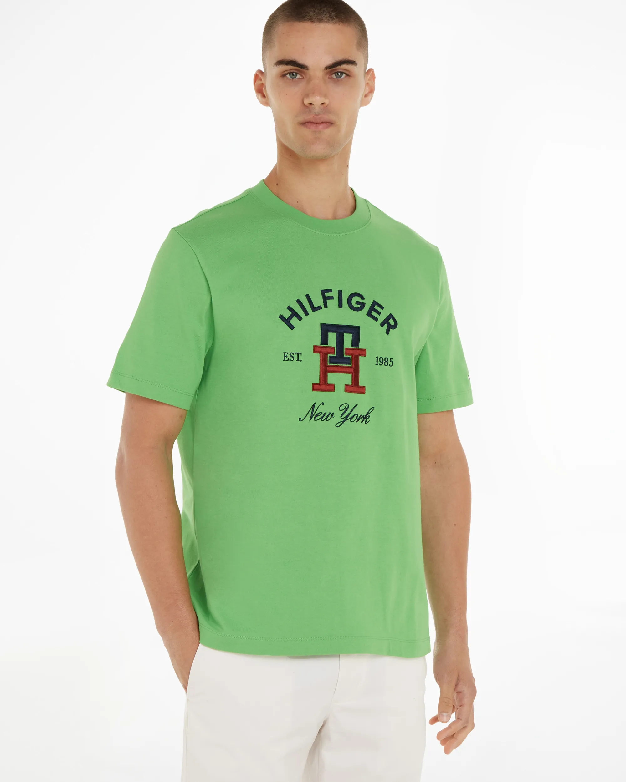 Tommy Hilfiger Menswear T-shirt Korte mouw Groen 086331-001-L