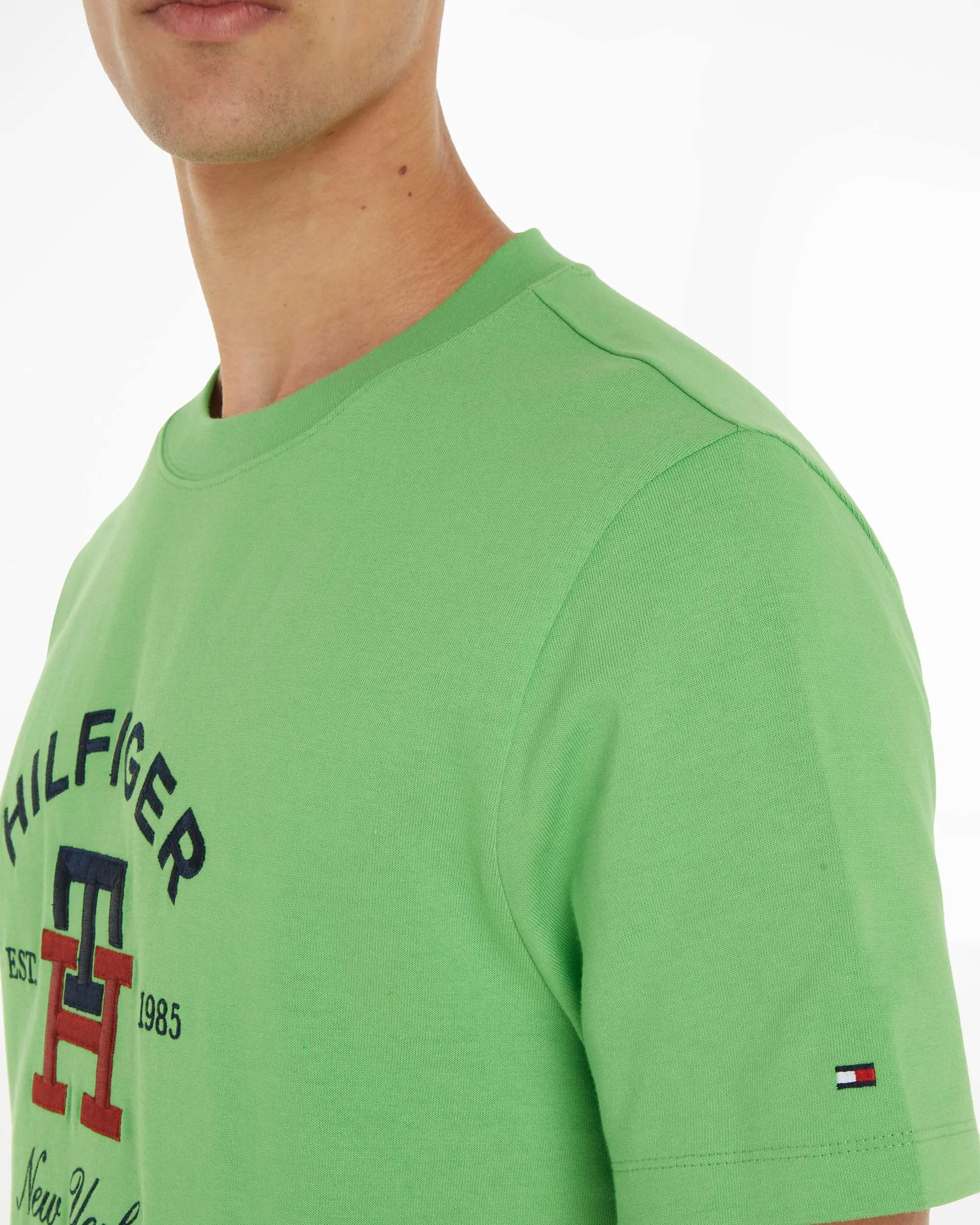 Tommy Hilfiger Menswear T-shirt Korte mouw Groen 086331-001-L