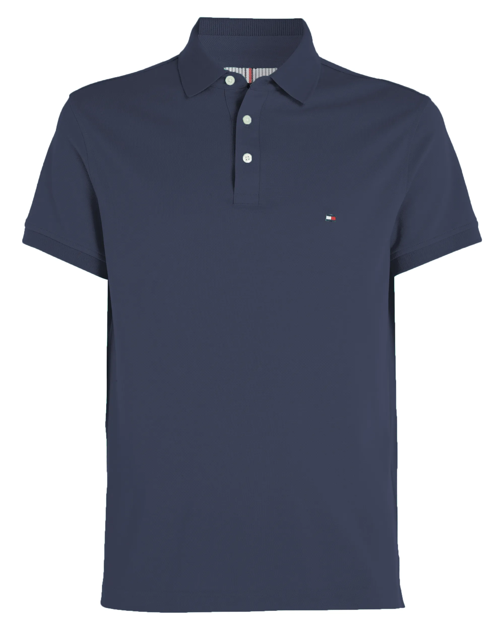Tommy Hilfiger Menswear Polo Korte mouw Donker blauw 086336-001-L