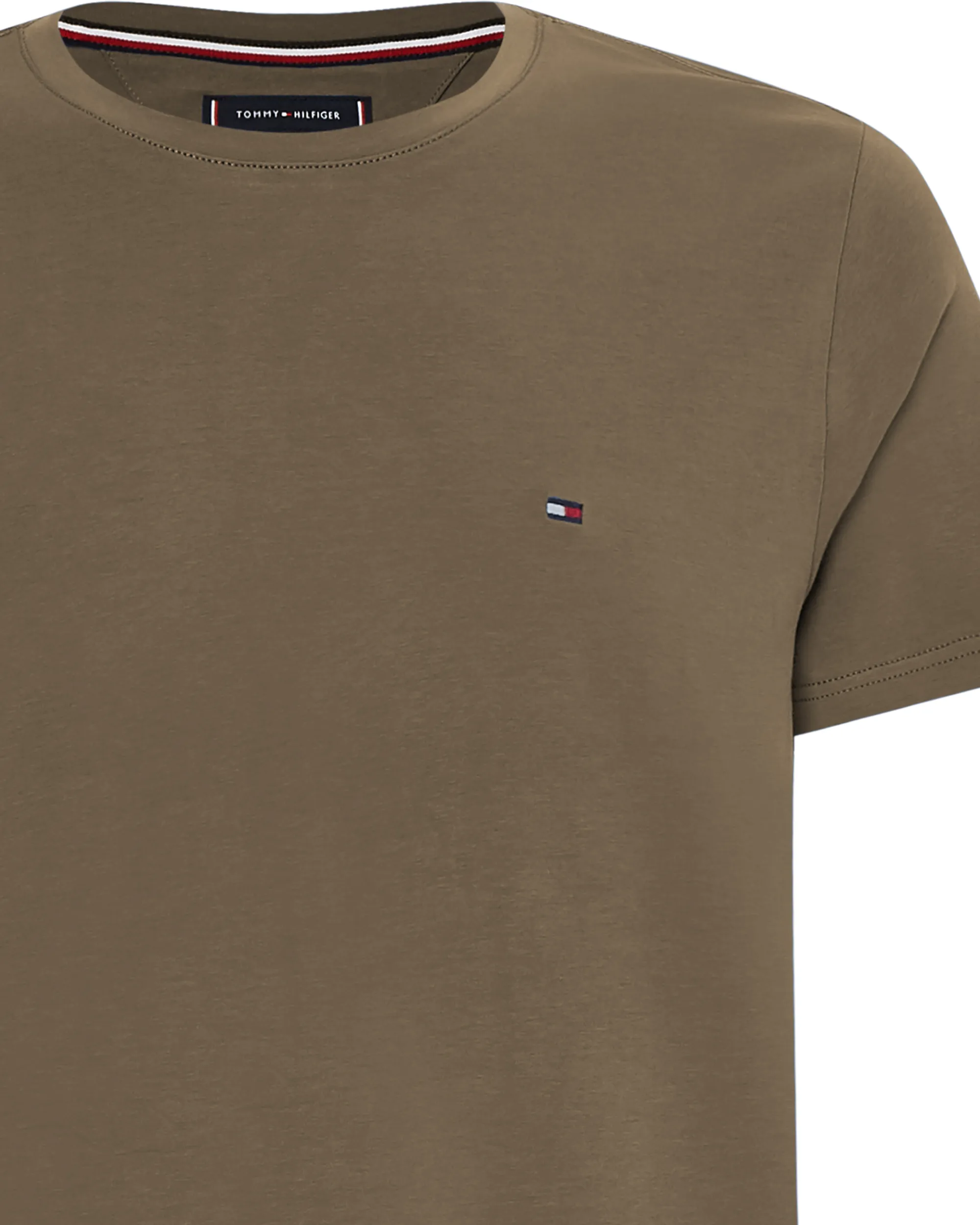 Tommy Hilfiger Menswear T-shirt Korte mouw Bruin 086341-001-XL