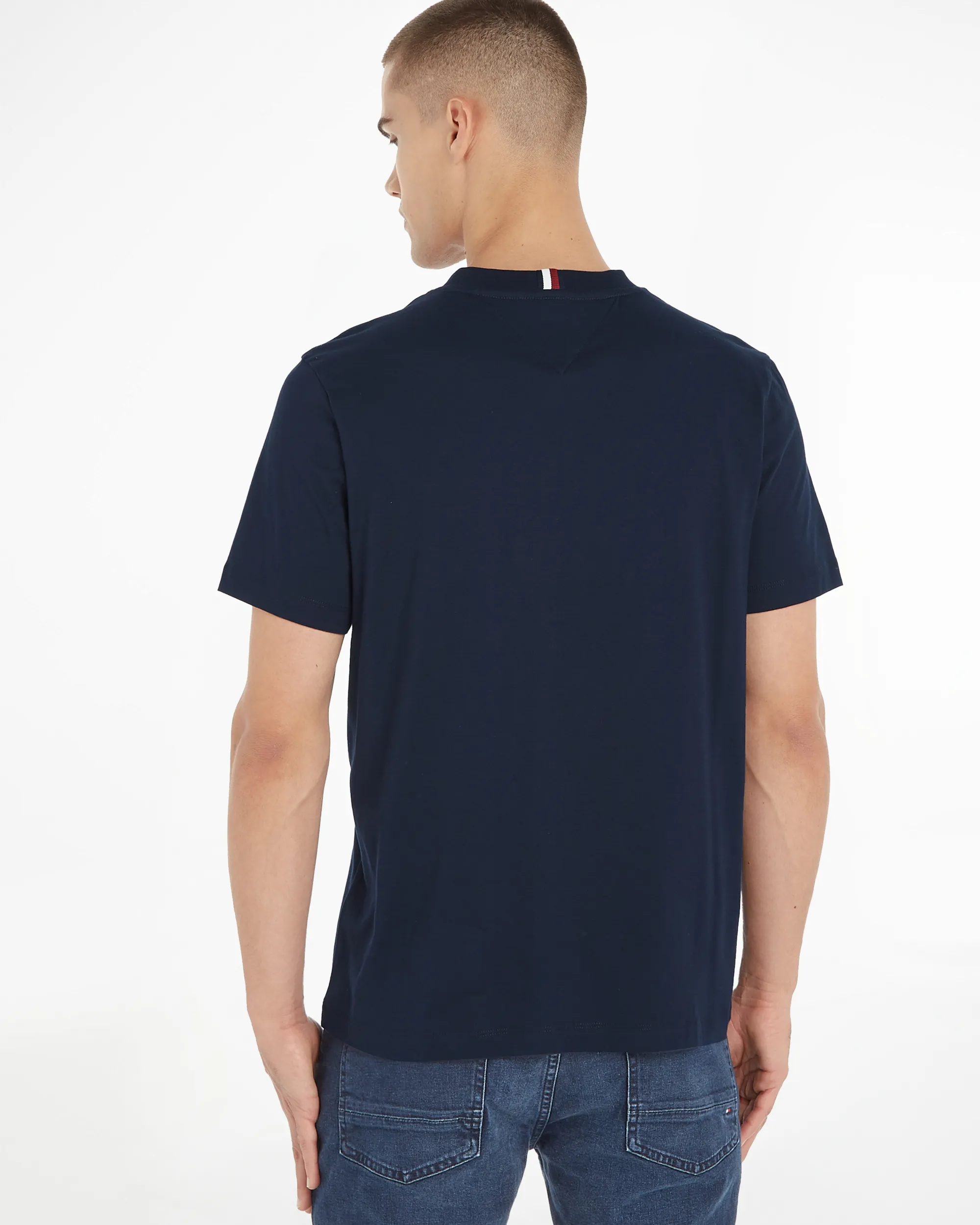 Tommy Hilfiger Menswear T-shirt Korte mouw Grijs 086350-001-L