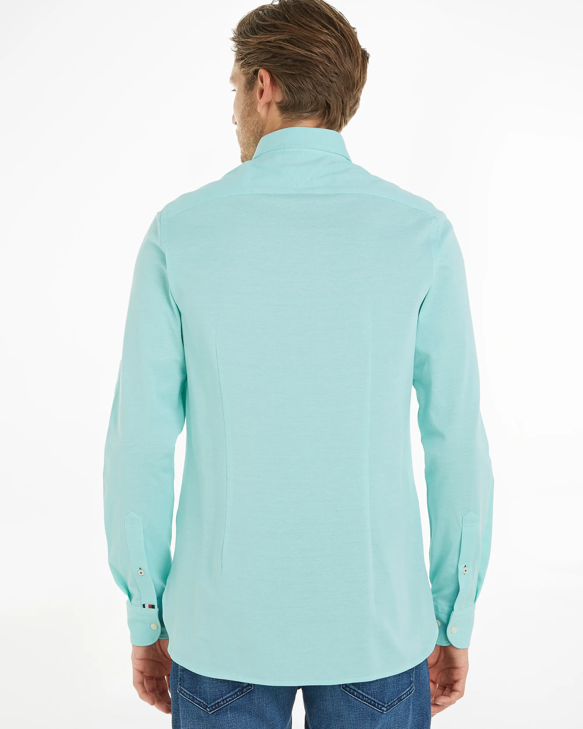 Tommy Hilfiger Menswear Casual overhemd LM Groen 086357-001-M