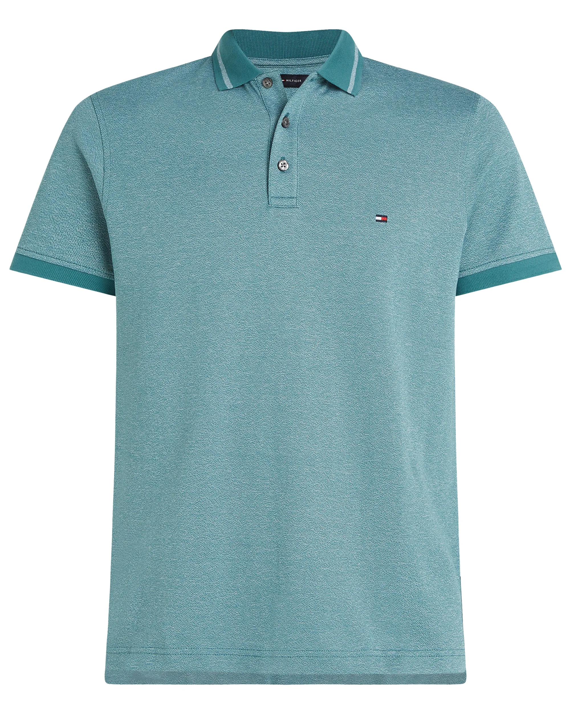Tommy Hilfiger Menswear Polo Korte mouw Groen 086360-001-XL