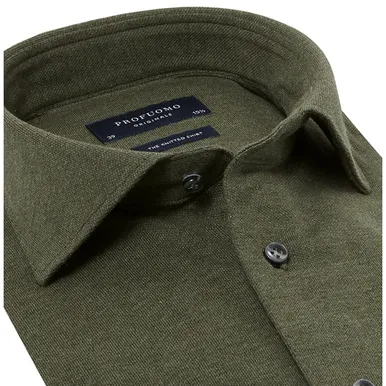 Profuomo Originale Slim fit Knitted Overhemd LM